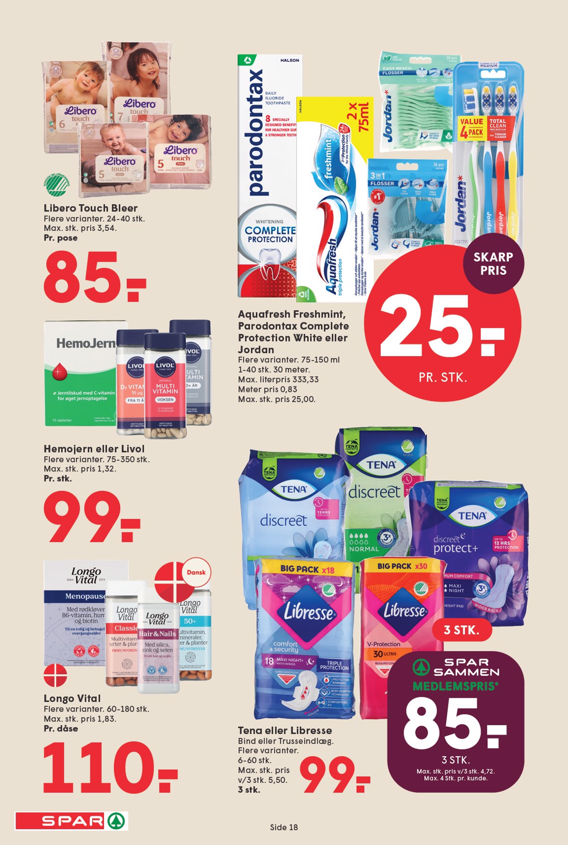 spar - Spar flyer til næste uge fra fredag 17.04.2026 til torsdag 23.04.2026 - page: 18