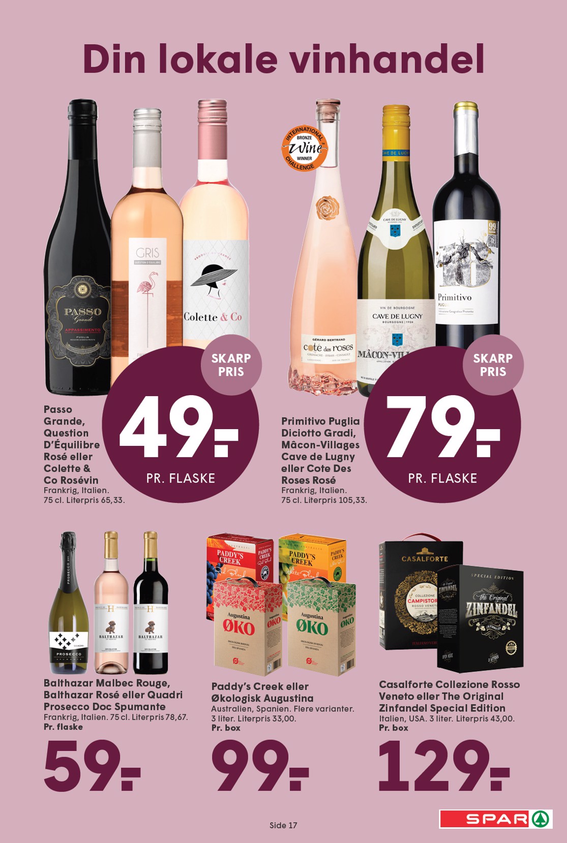 spar - Spar flyer til næste uge fra fredag 24.04.2026 til torsdag 30.04.2026 - page: 17