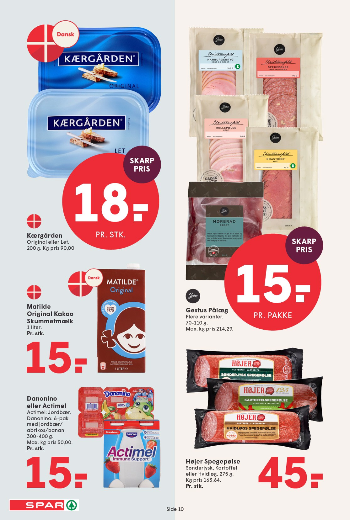 spar - Spar flyer til næste uge fra fredag 24.04.2026 til torsdag 30.04.2026 - page: 10