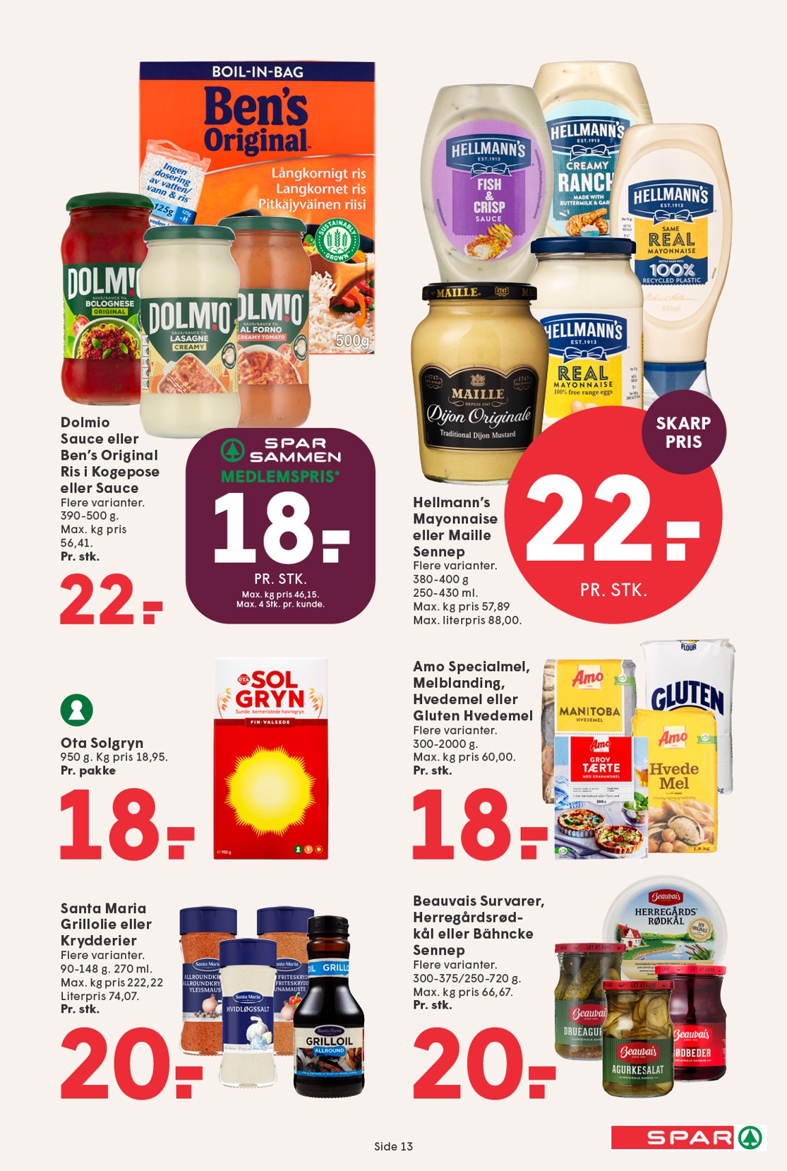 spar - Spar flyer til næste uge fra fredag 24.04.2026 til torsdag 30.04.2026 - page: 13