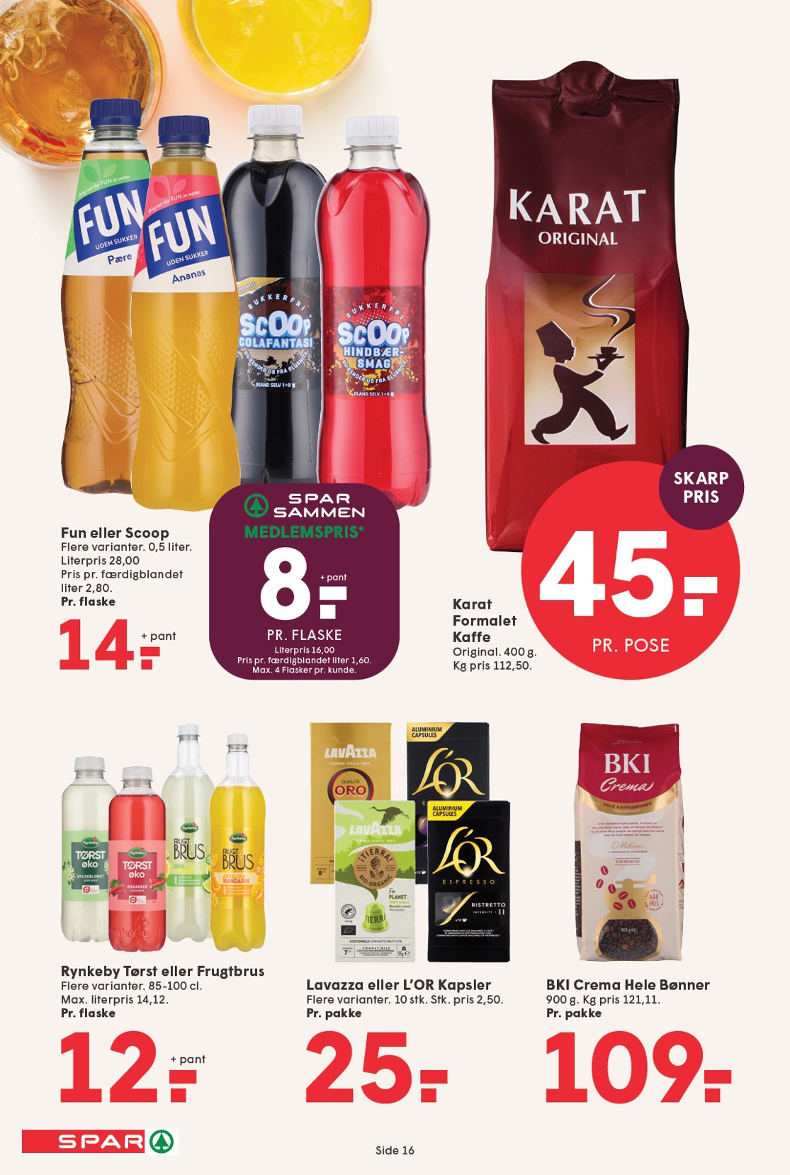 spar - Spar flyer til næste uge fra fredag 01.05.2026 til torsdag 07.05.2026 - page: 16
