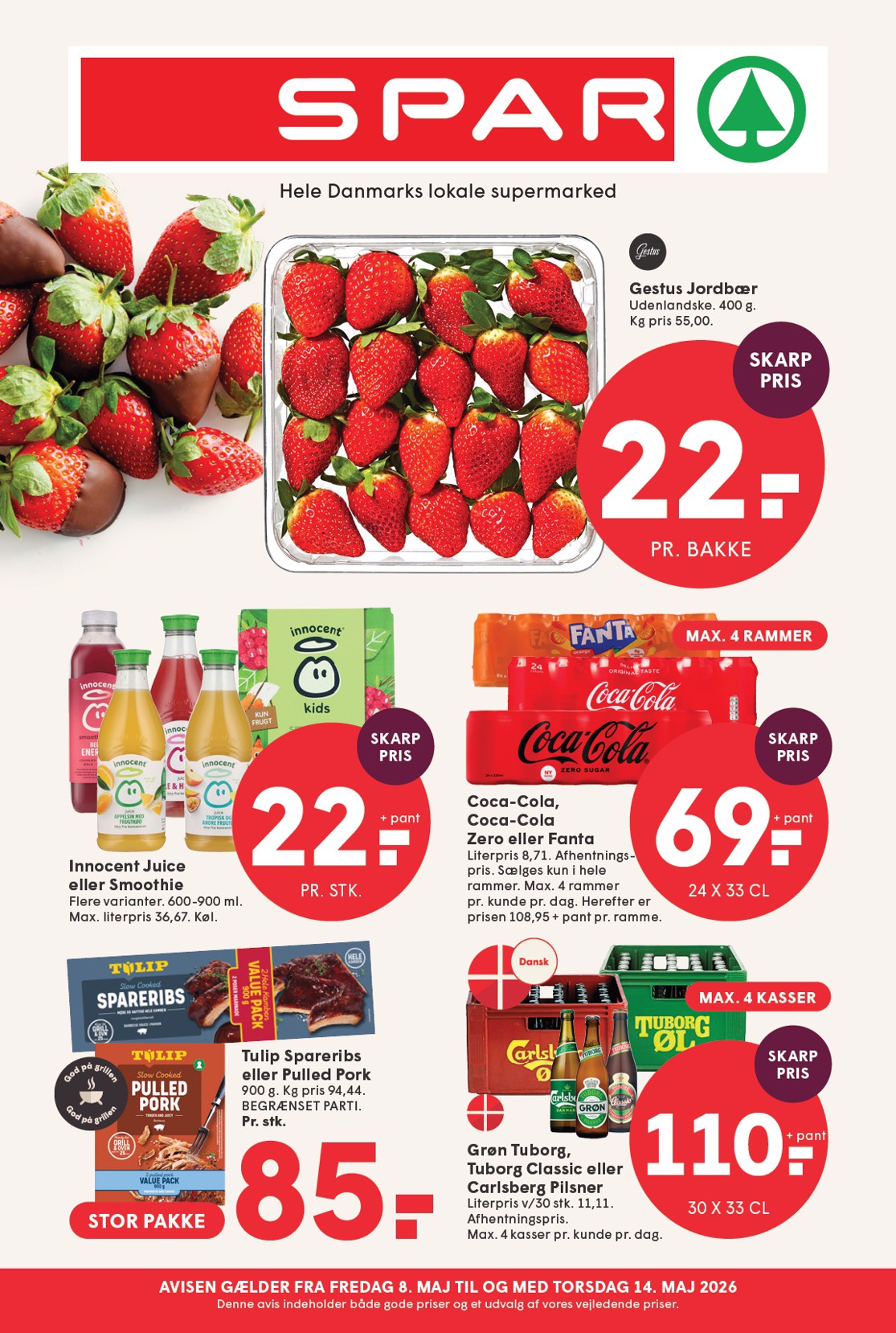 spar - Spar flyer til næste uge fra fredag 08.05.2026 til torsdag 14.05.2026
