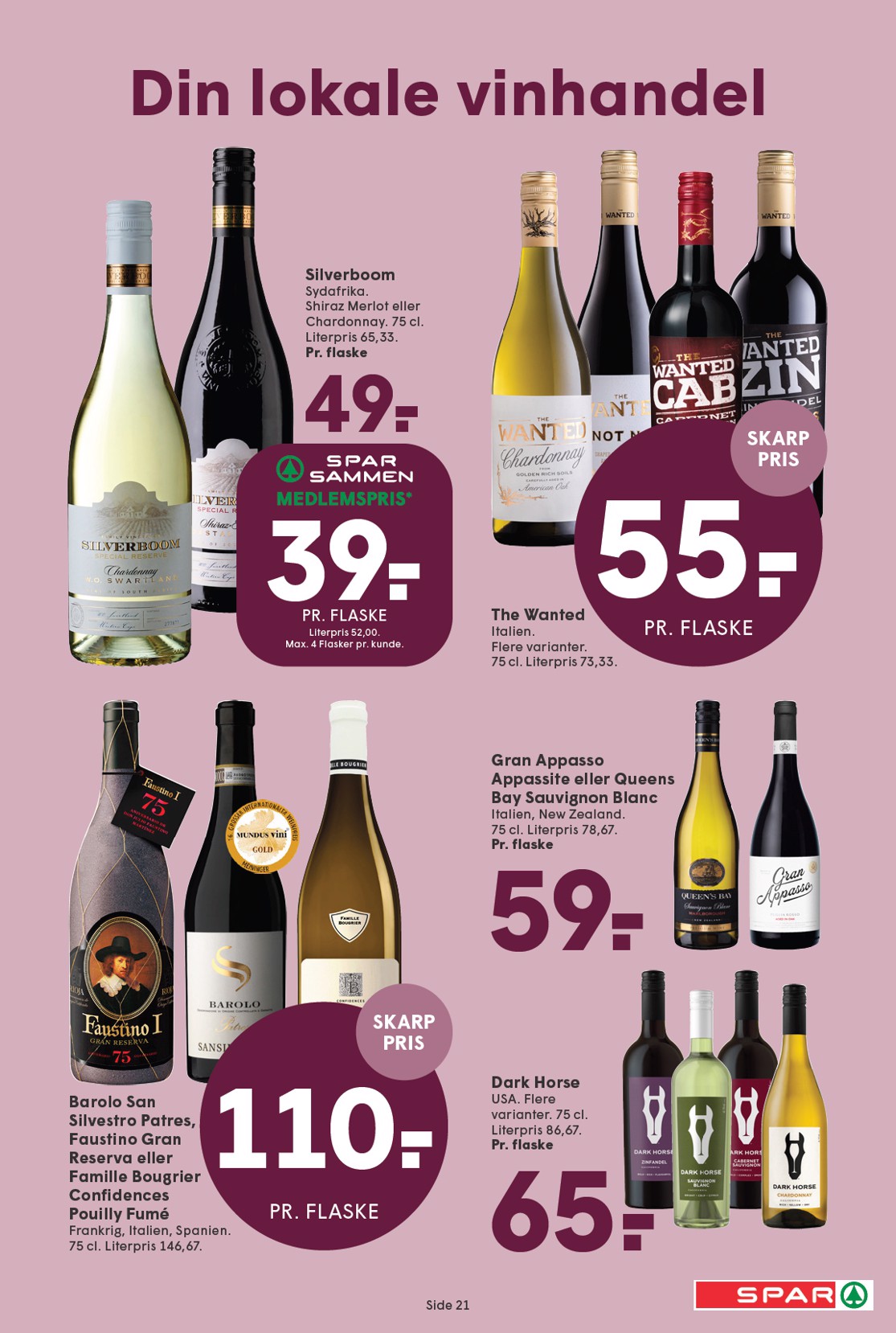spar - Spar flyer til næste uge fra fredag 08.05.2026 til torsdag 14.05.2026 - page: 21