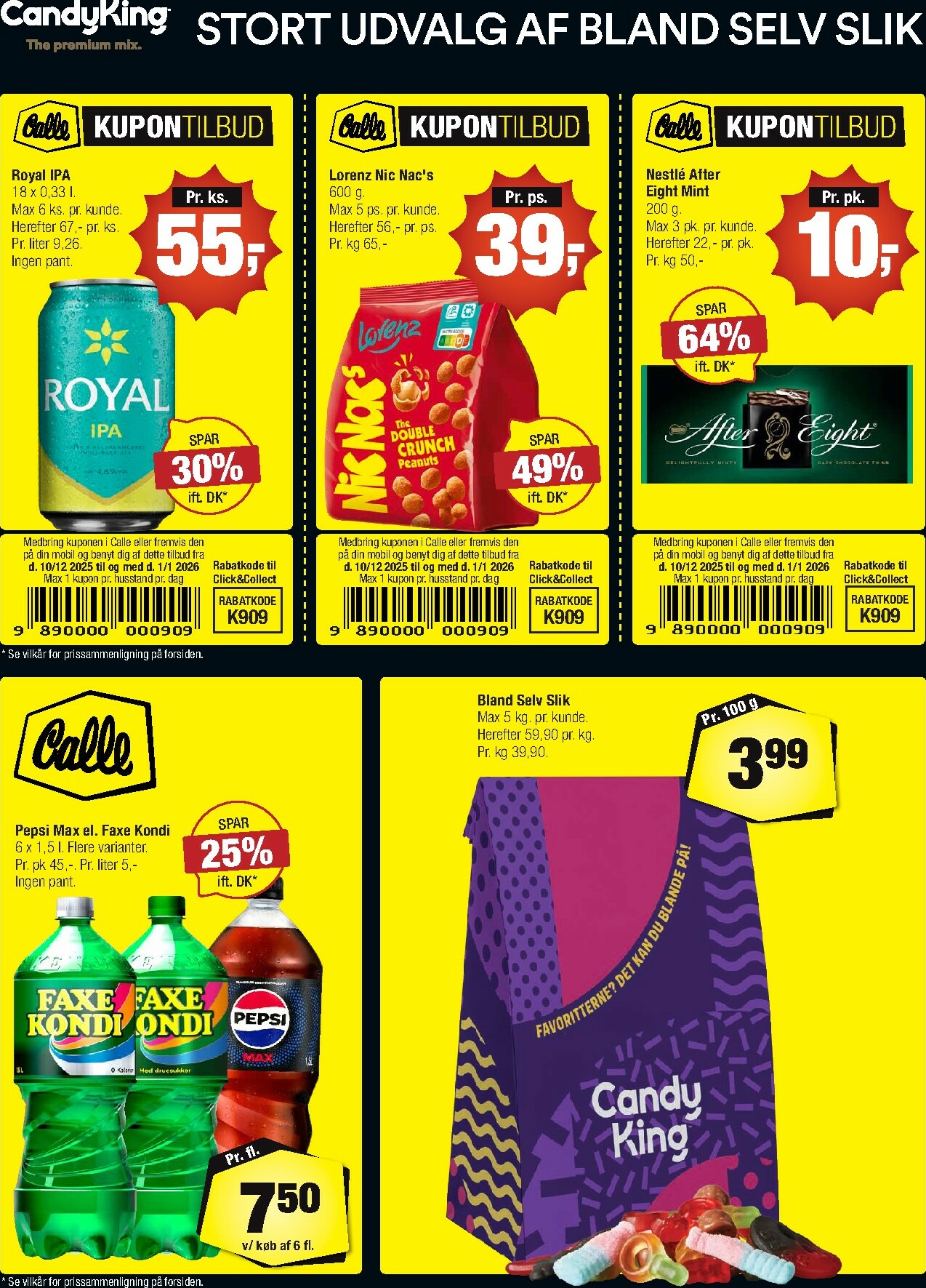 calle - Calle - Danske kupontilbud tilbudsavis gyldig fra 10.12. til 01.01.