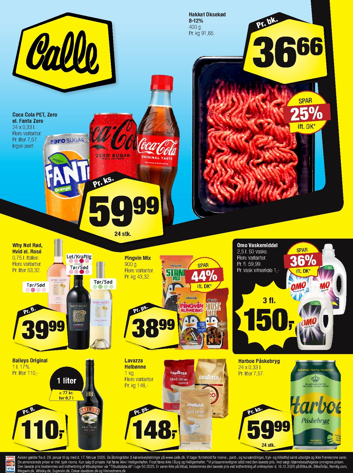 calle - Calle tilbudsavis gyldig fra 28.01. til 17.02. - page: 1