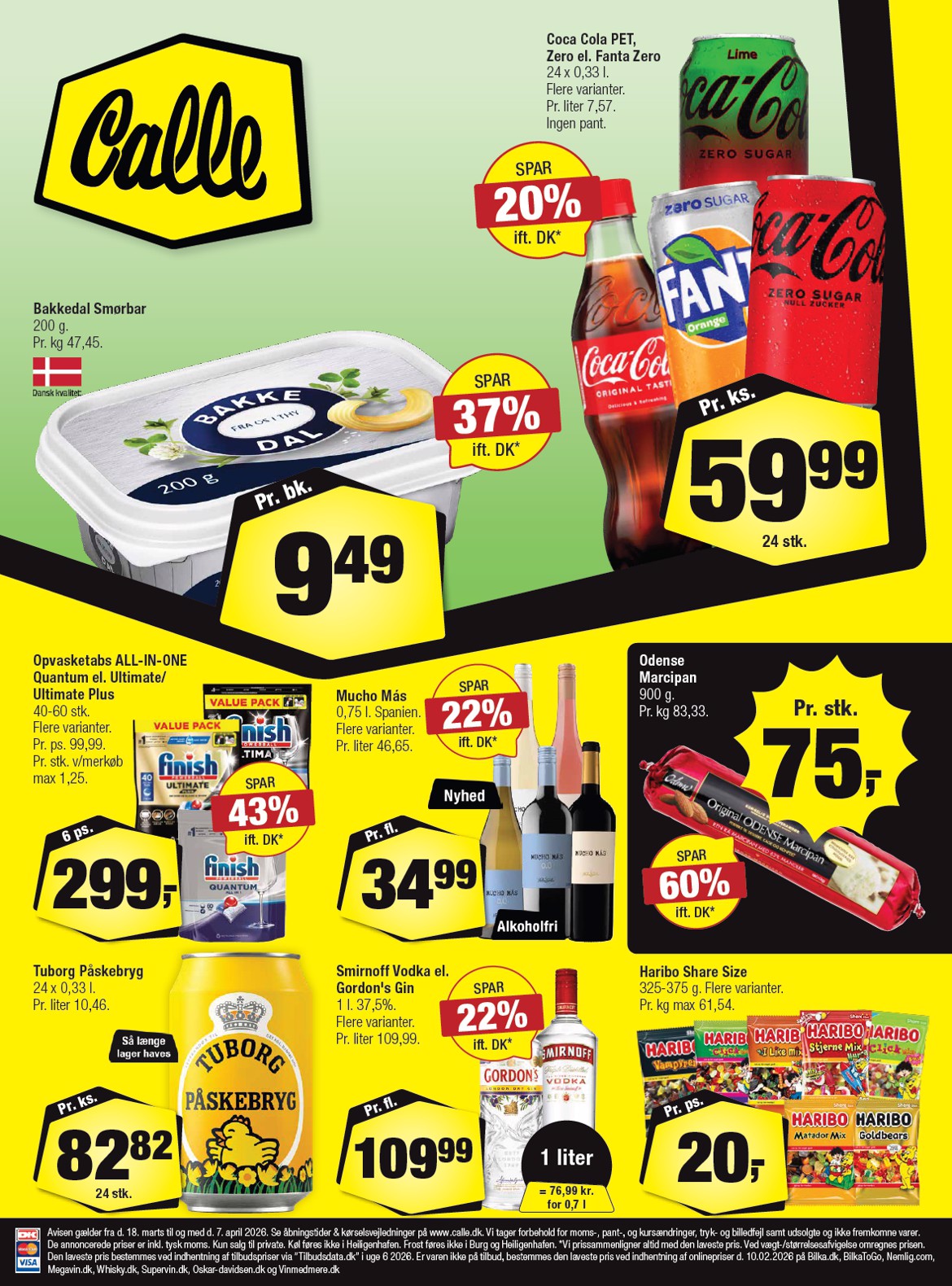calle - Calle tilbudsavis gyldig fra 18.03.2026 til 07.04.2026