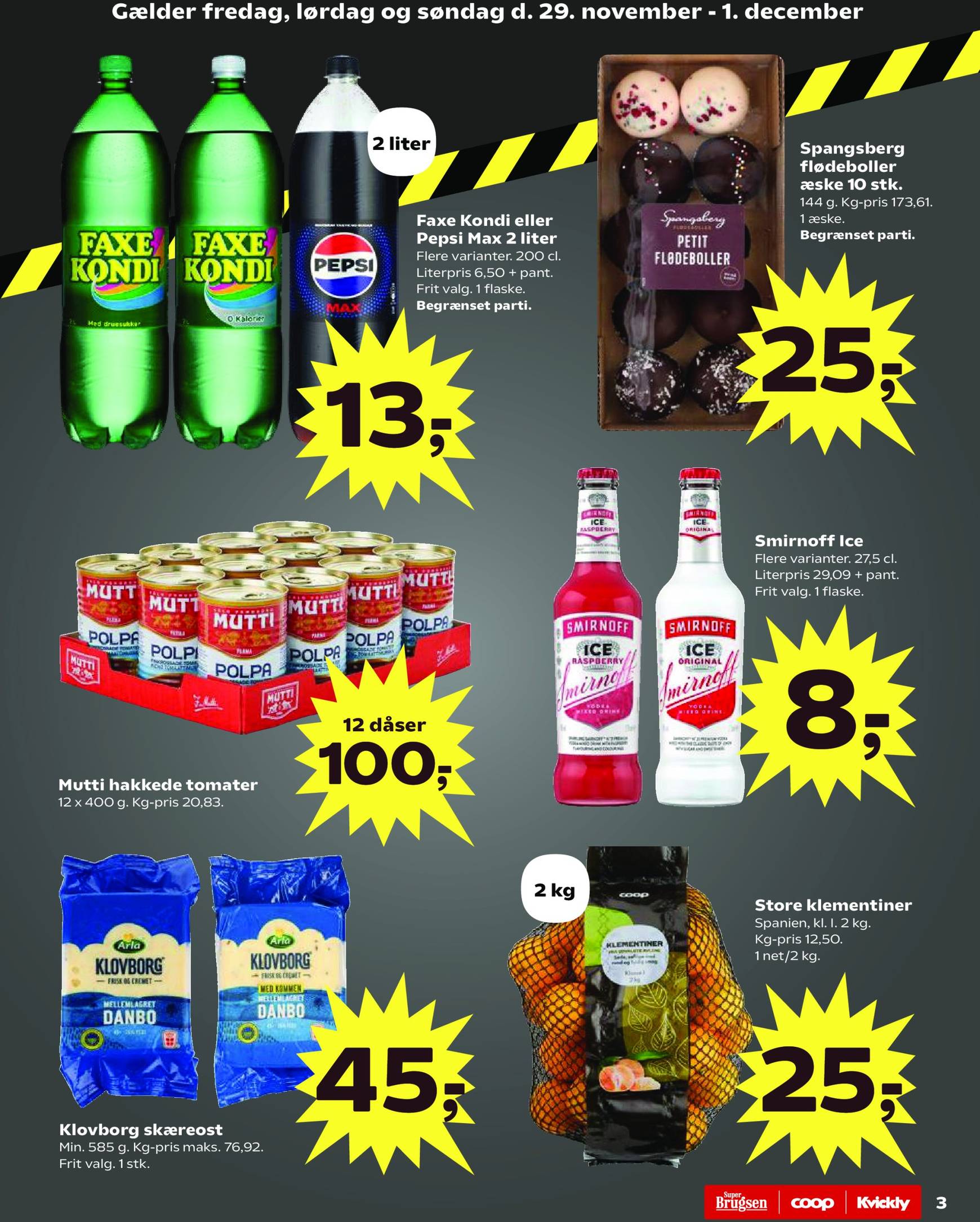 coop-super-brugsen - COOP - Super Brugsen - Black weekend tilbudsavis gyldig fra 29.11. - 05.12. - page: 3