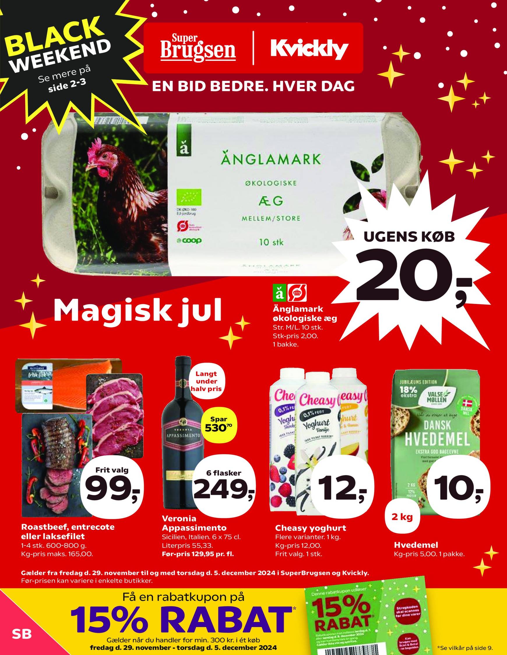 coop-super-brugsen - COOP - Super Brugsen - Black weekend tilbudsavis gyldig fra 29.11. - 05.12.