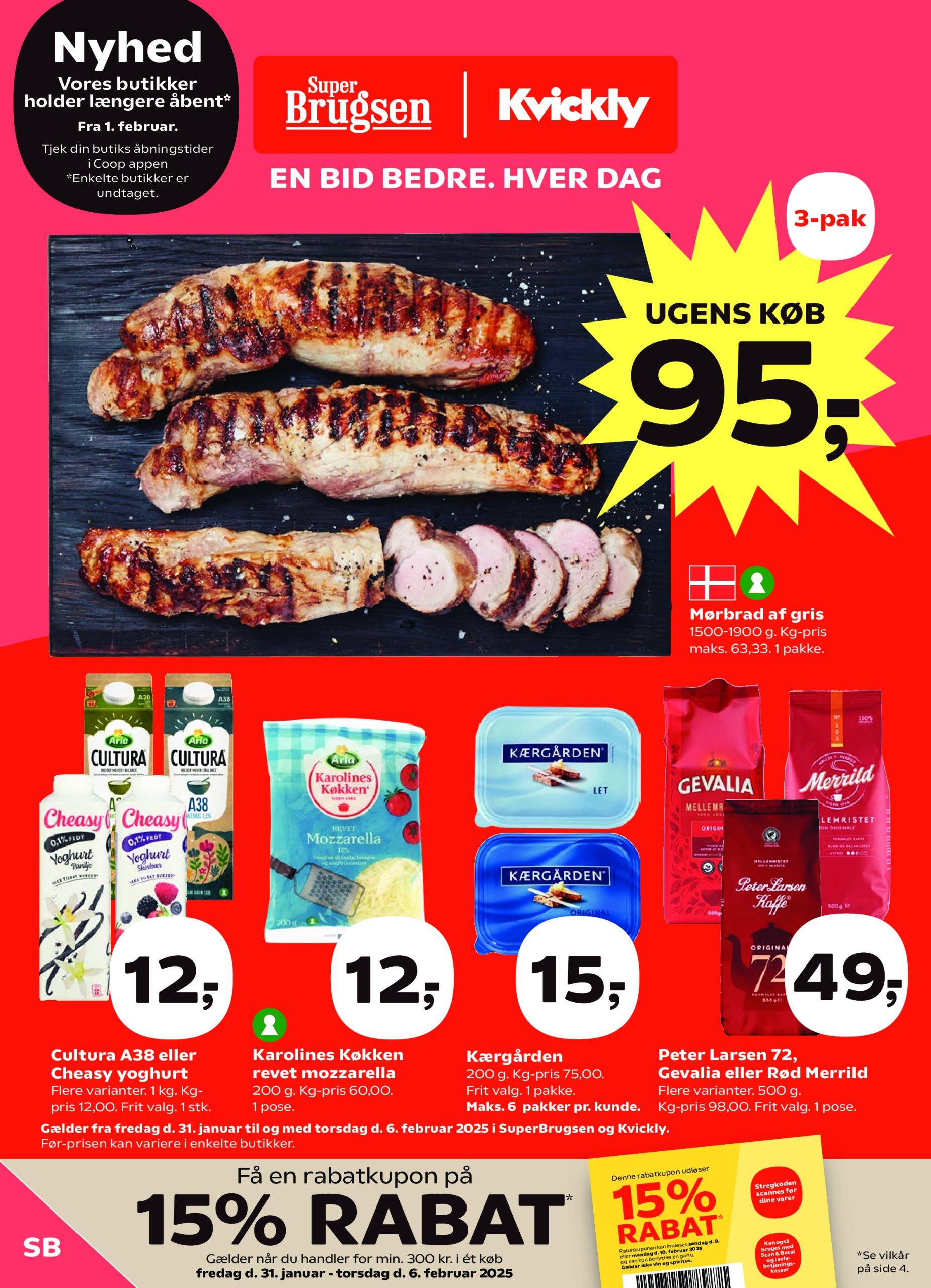 coop-super-brugsen - COOP - Super Brugsen tilbudsavis gyldig fra 31.01. - 06.02.