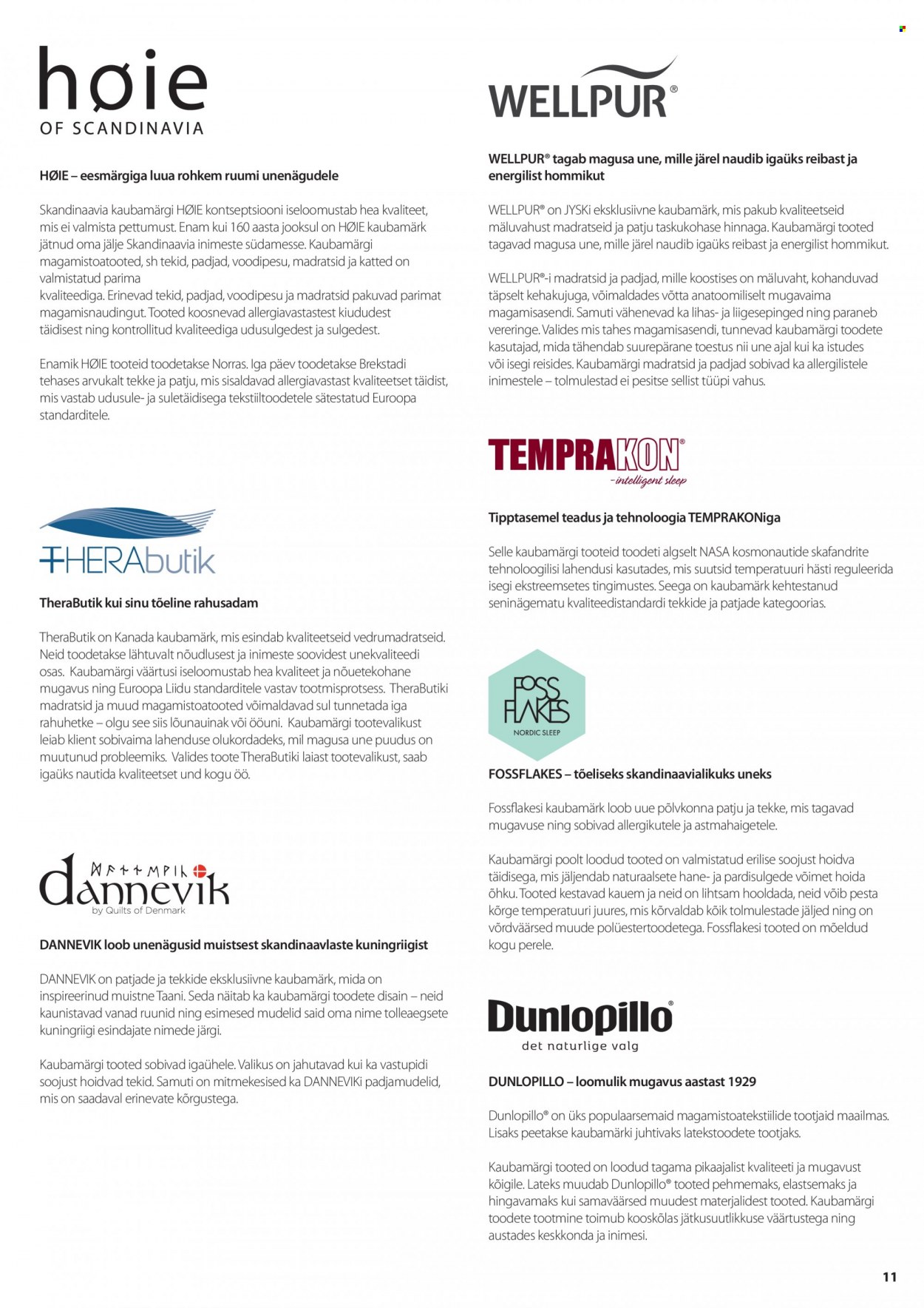 jysk - JYSK kliendileht - Tekkide, patjade ja voodipesu - page: 11