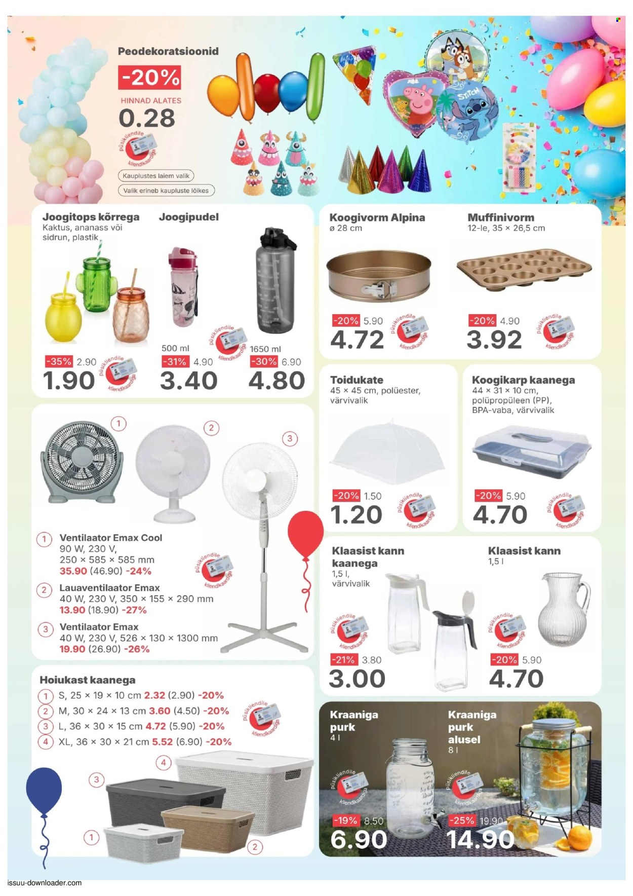 magaziin - Magaziin kliendileht - Sünnipäevakuu pidulikud pakkumised (30.04 - 3.05.2026) - page: 7