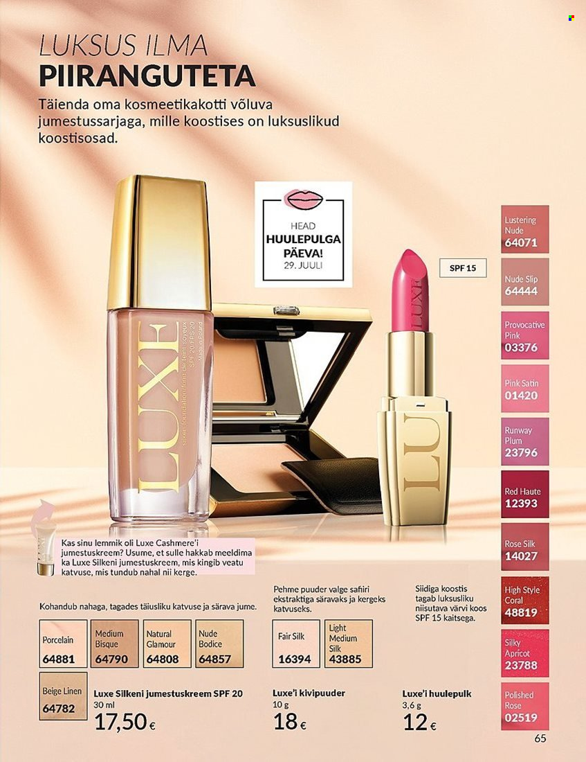 avon - Avon kliendileht (1.07 - 31.07.2024) - page: 65