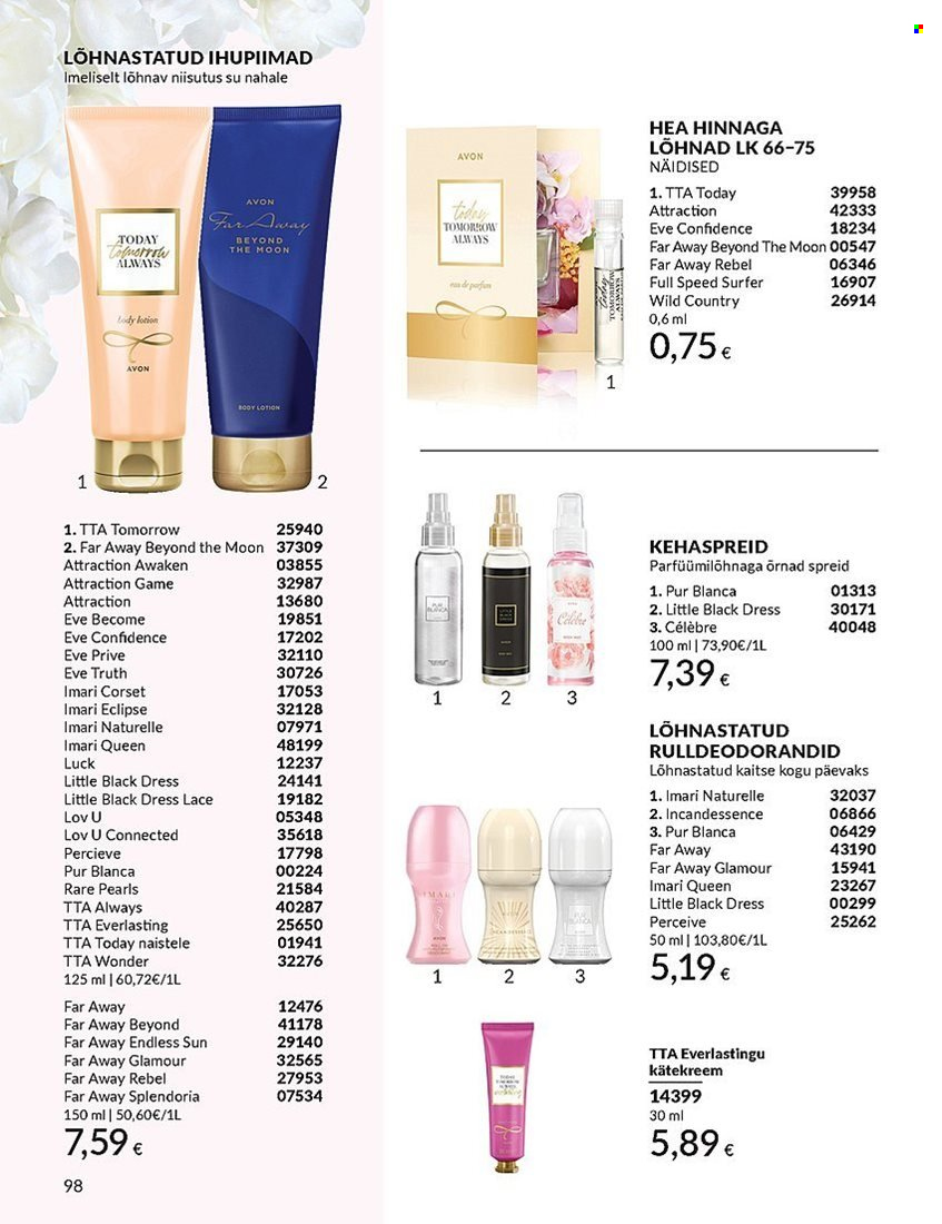 avon - Avon kliendileht (1.07 - 31.07.2024) - page: 98