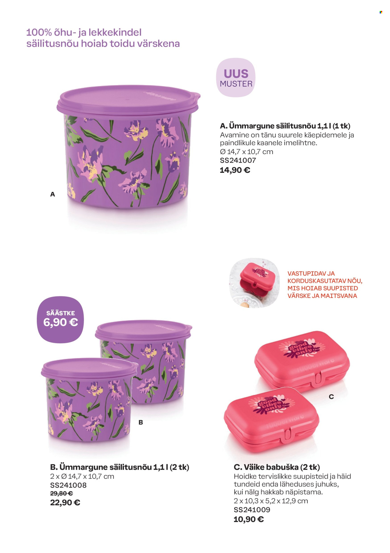 tupperware - Tupperware kliendileht - TÄHISTADES Naistepäeva INSPIRATSIOONIGA - page: 9