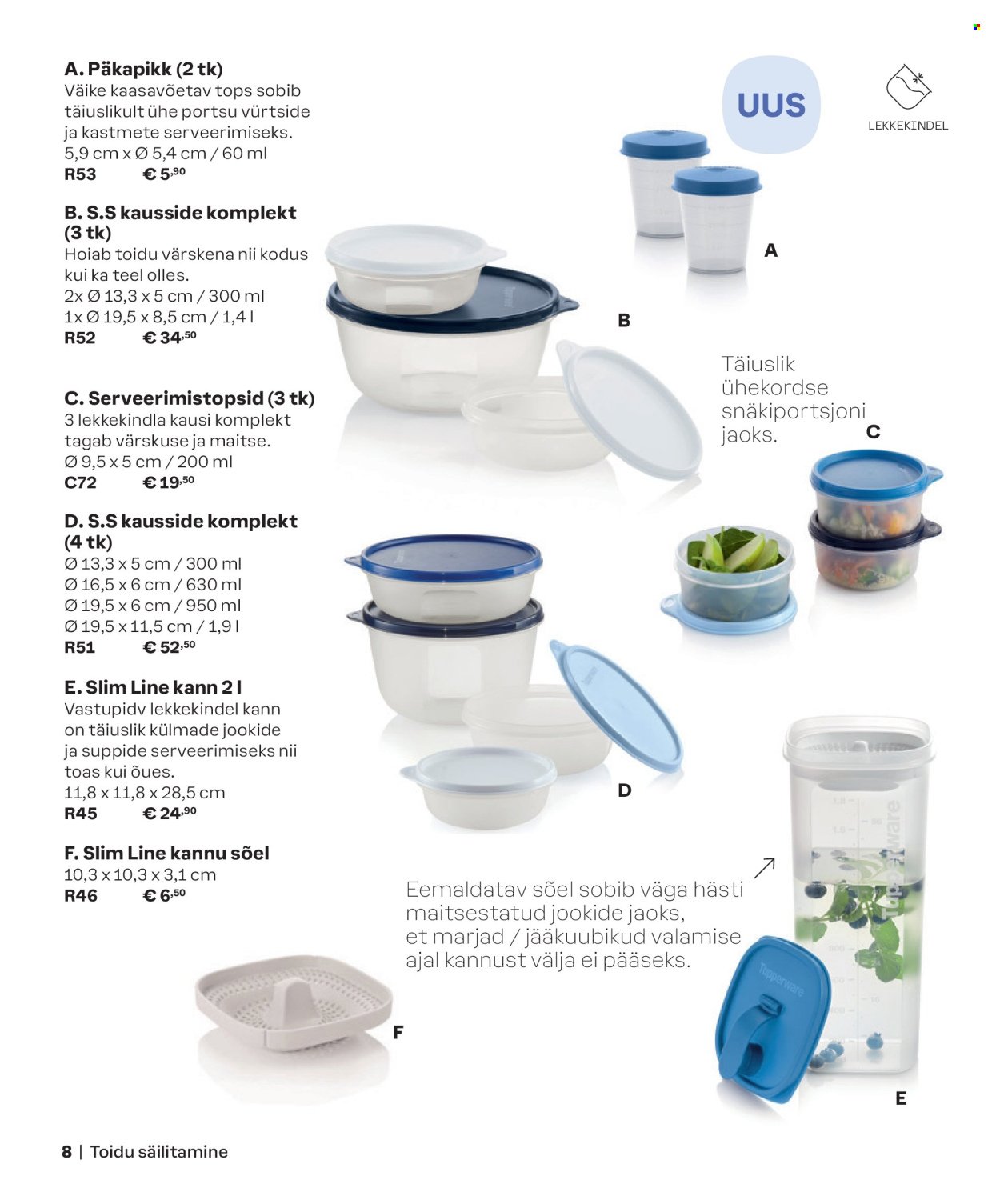 tupperware - Tupperware kliendileht - KEVAD & SUVI 2024 - page: 8