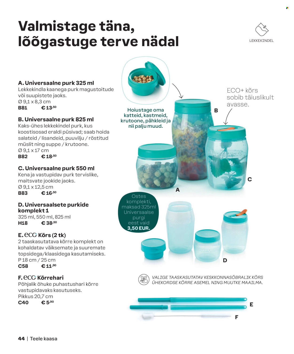 tupperware - Tupperware kliendileht - KEVAD & SUVI 2024 - page: 44