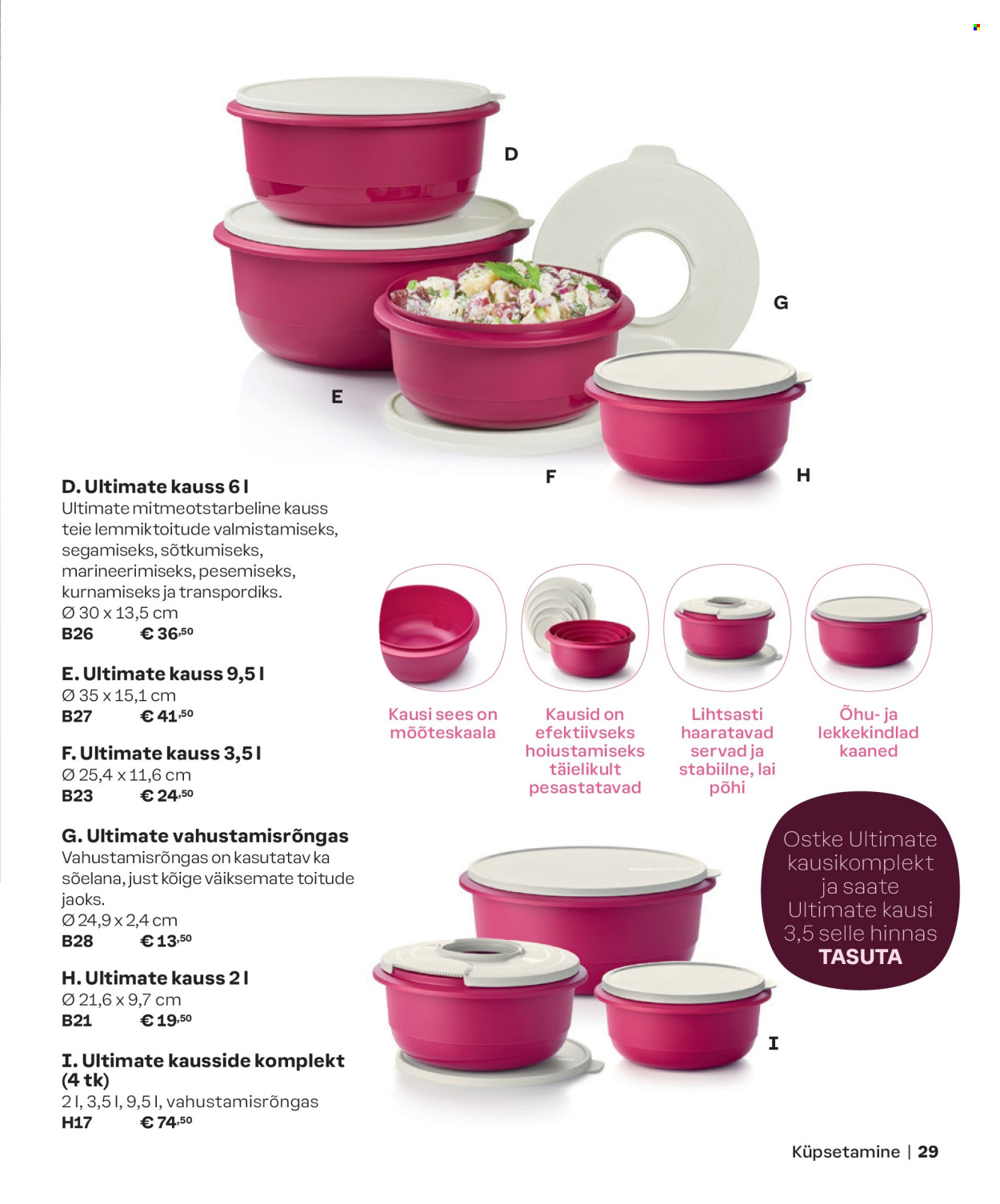 tupperware - Tupperware kliendileht - KEVAD & SUVI 2024 - page: 29