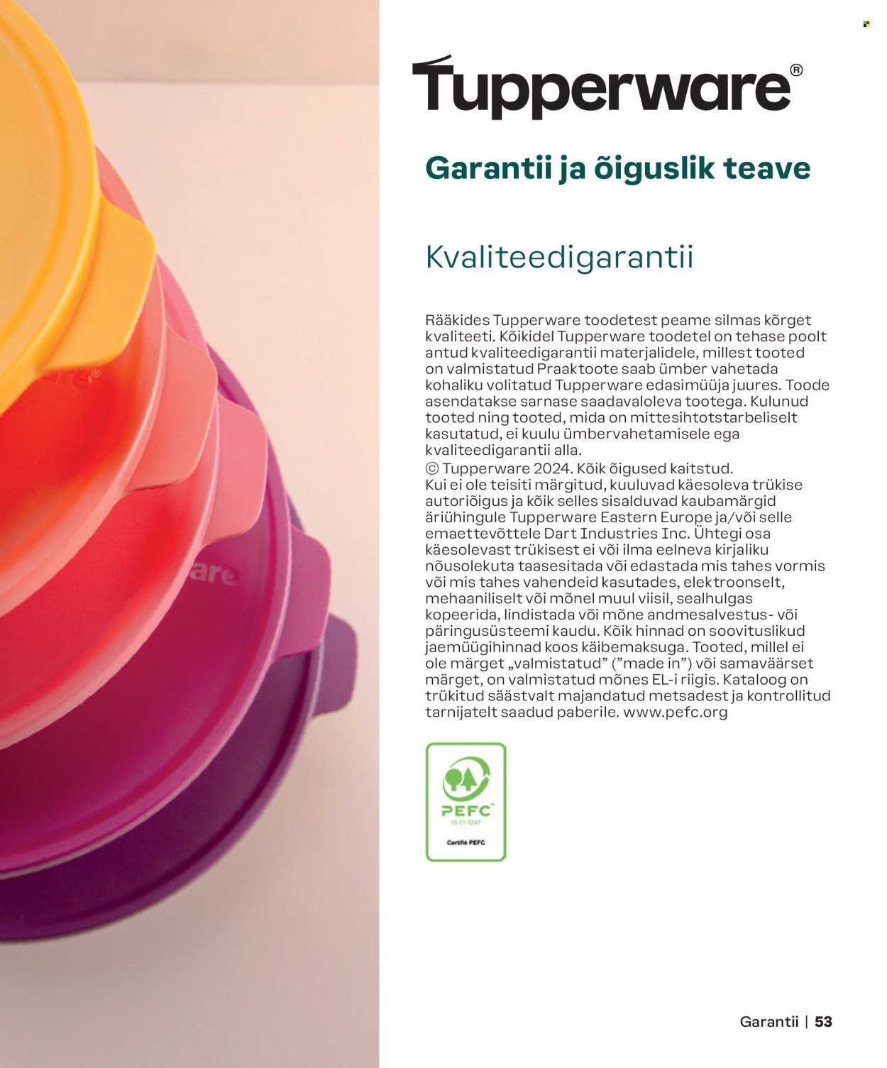 tupperware - Tupperware kliendileht - KEVAD & SUVI 2024 - page: 53