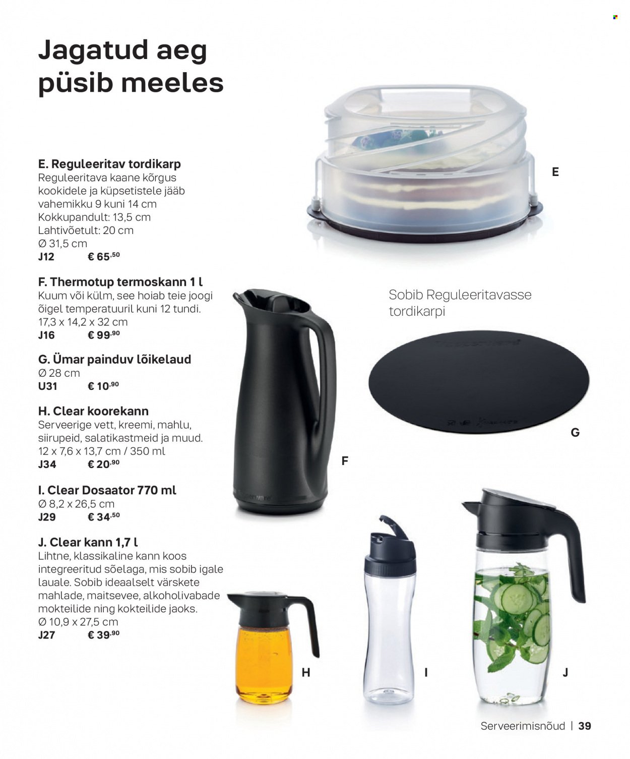 tupperware - Tupperware kliendileht - Sugis & Talv - page: 39