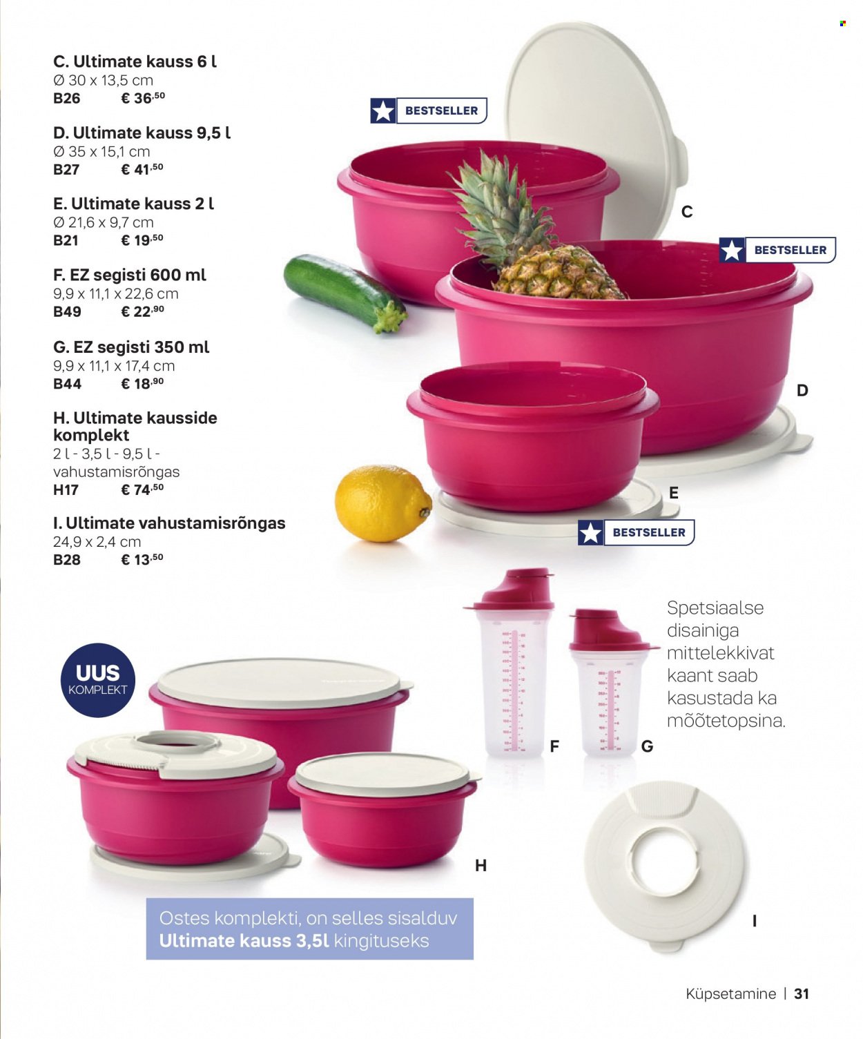 tupperware - Tupperware kliendileht - Sugis & Talv - page: 31