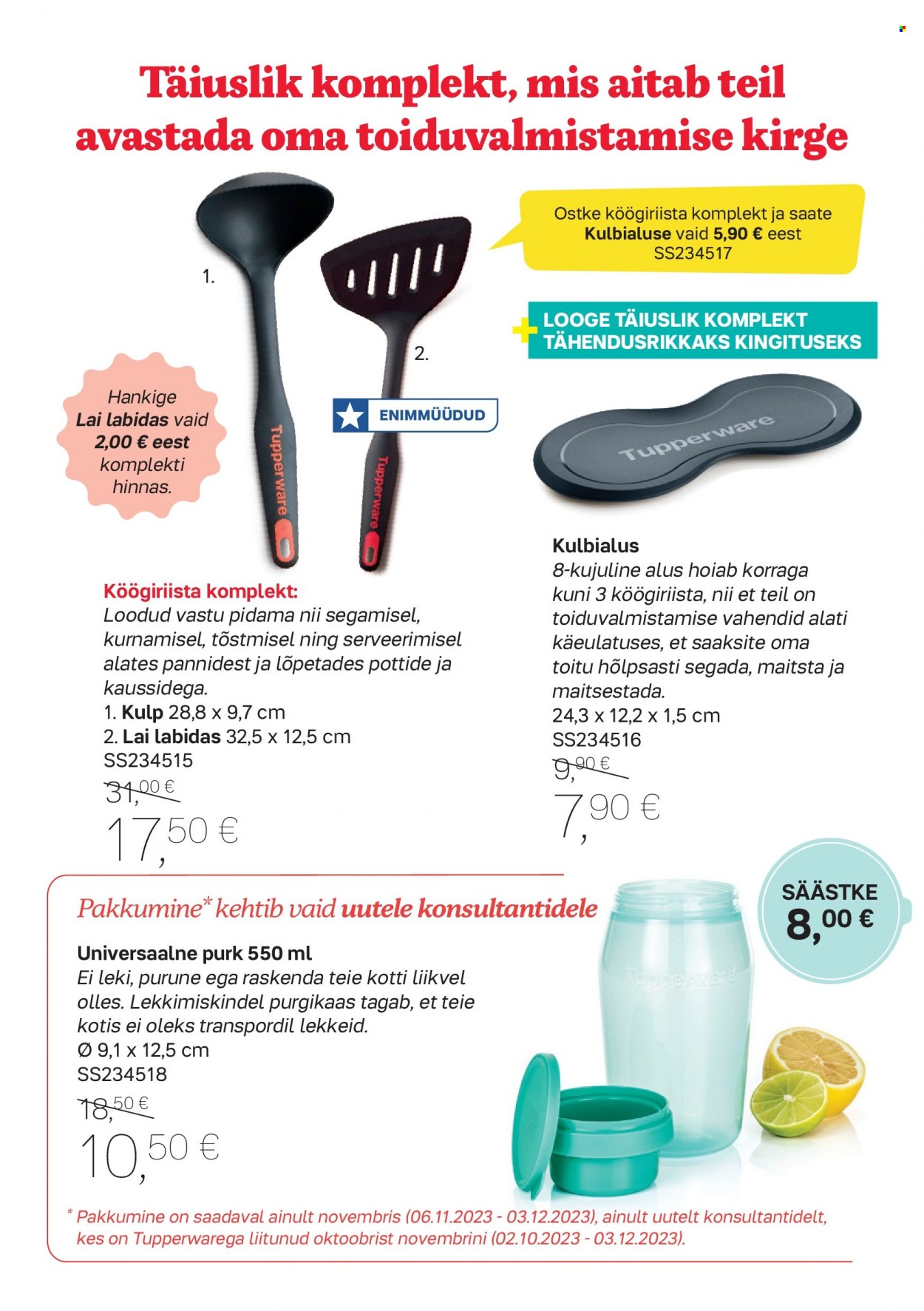 tupperware - Tupperware kliendileht - Pidulaua kujundamine - page: 9