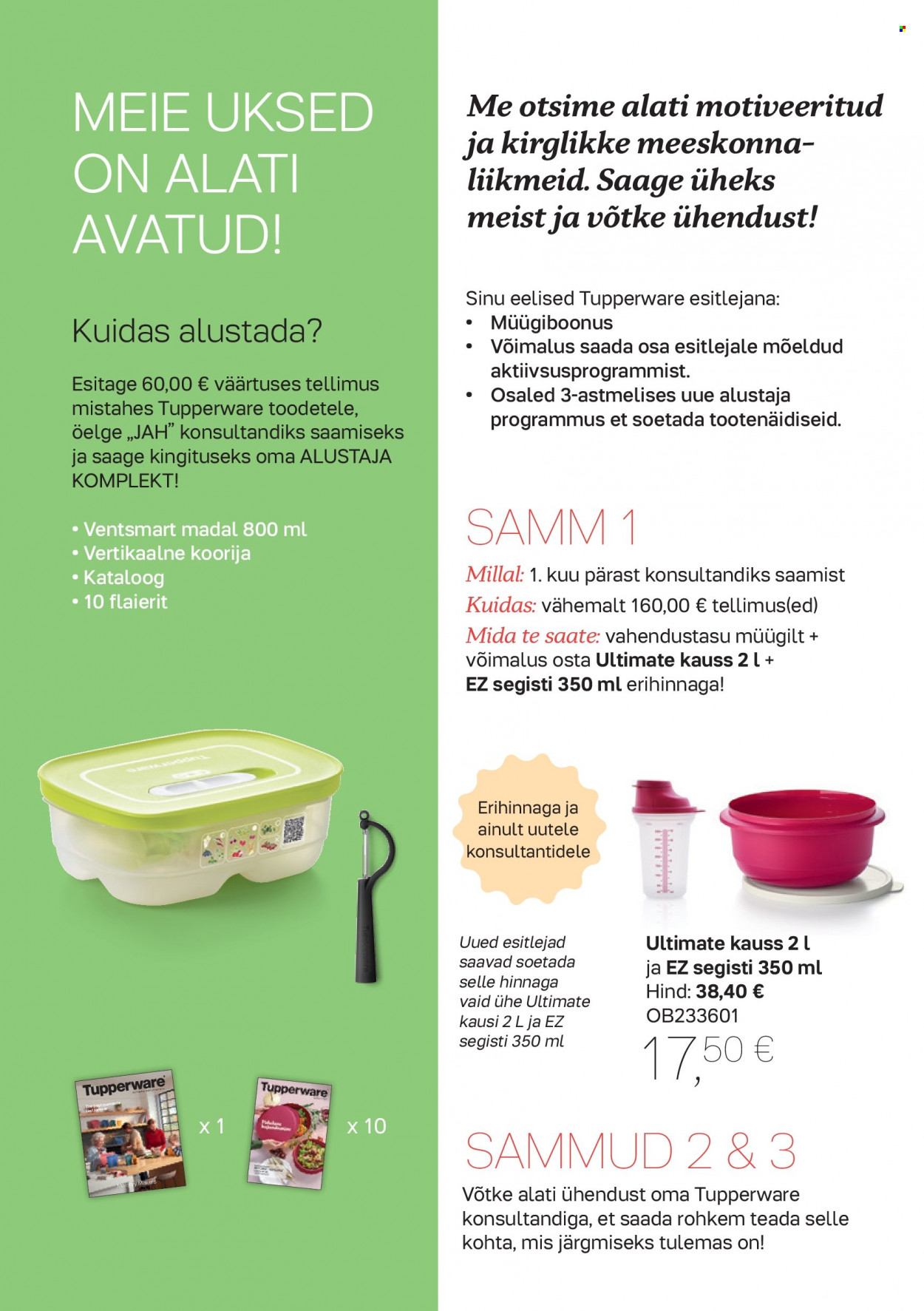 tupperware - Tupperware kliendileht - Pidulaua kujundamine - page: 10