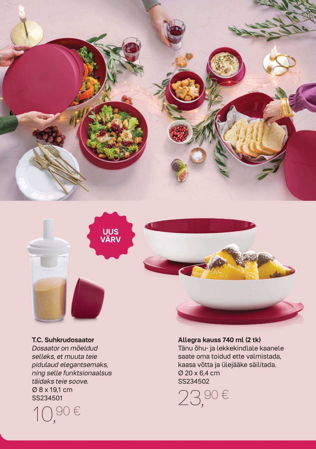 tupperware - Tupperware kliendileht - Pidulaua kujundamine - page: 2