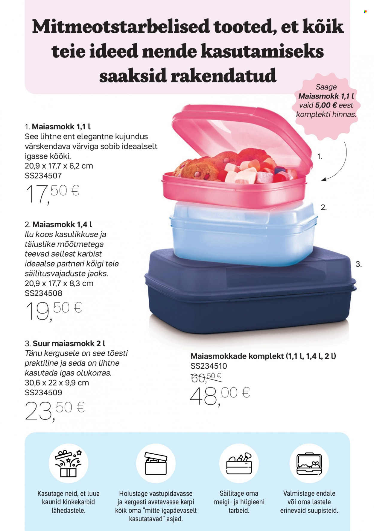 tupperware - Tupperware kliendileht - Pidulaua kujundamine - page: 5