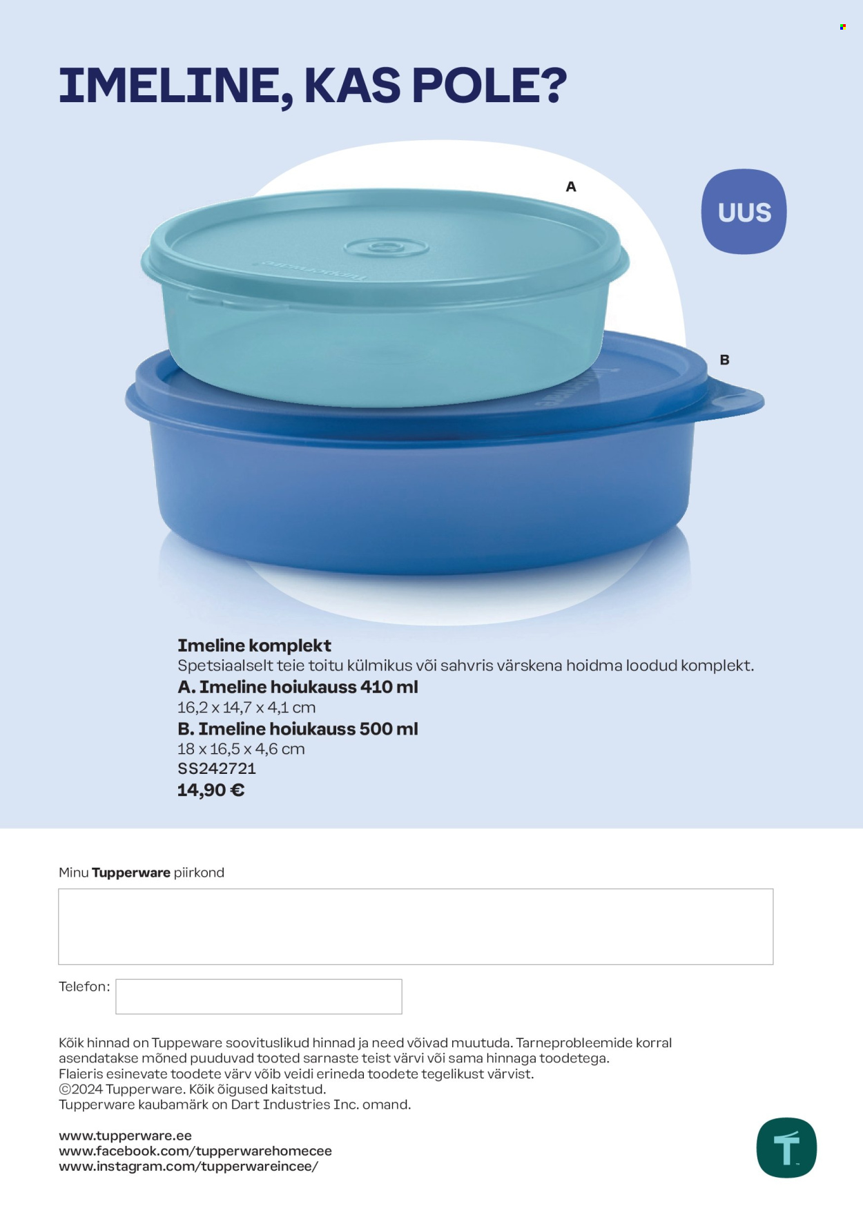 tupperware - Tupperware kliendileht - Number 07 (1.07 - 4.08.2024) - page: 16