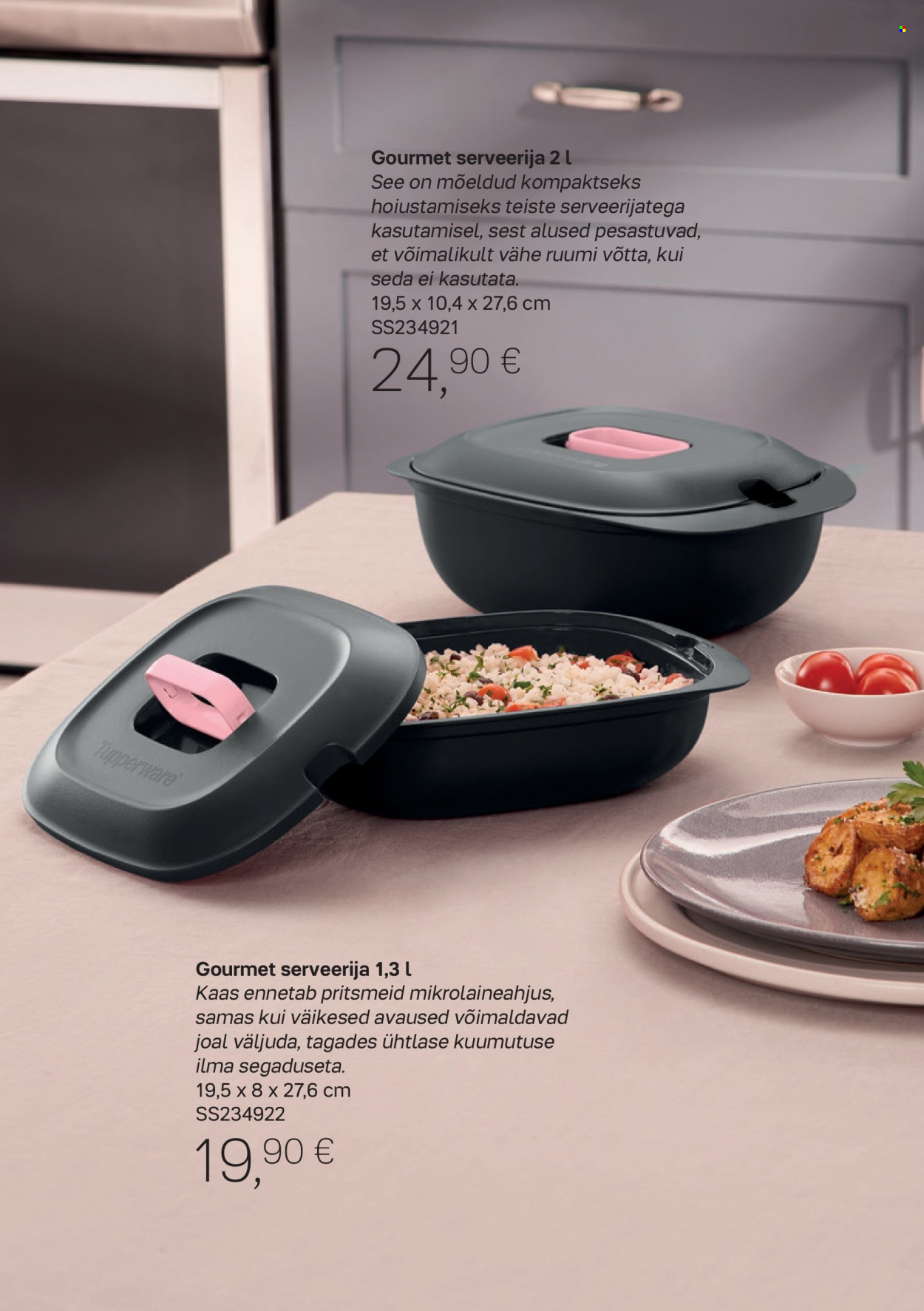 tupperware - Tupperware kliendileht - Parim kokanduskogemus algab, kui valmistate eineid oma lähedastele - page: 12