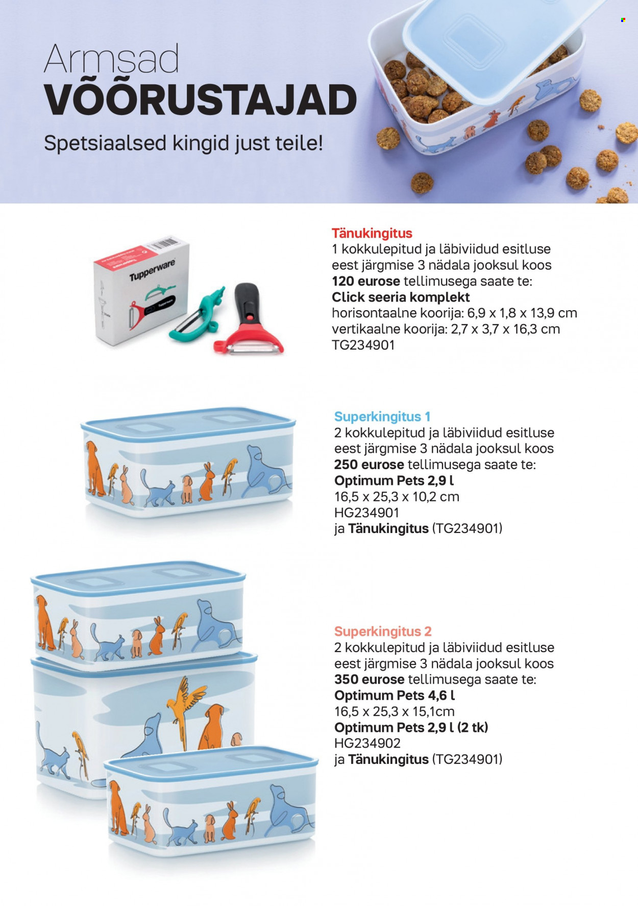 tupperware - Tupperware kliendileht - Parim kokanduskogemus algab, kui valmistate eineid oma lähedastele - page: 15