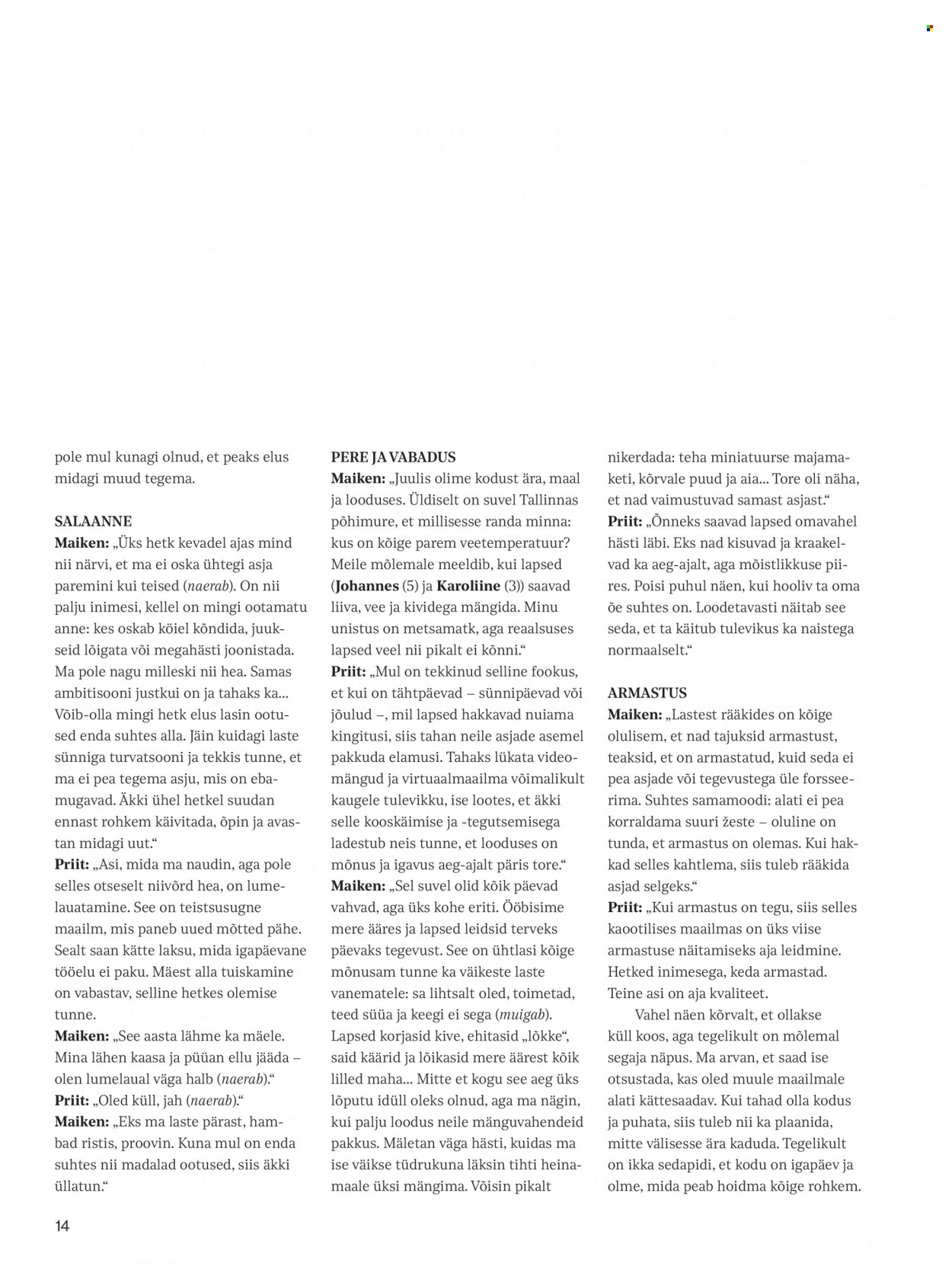 kaubamaja - Kaubamaja kliendileht - page: 14