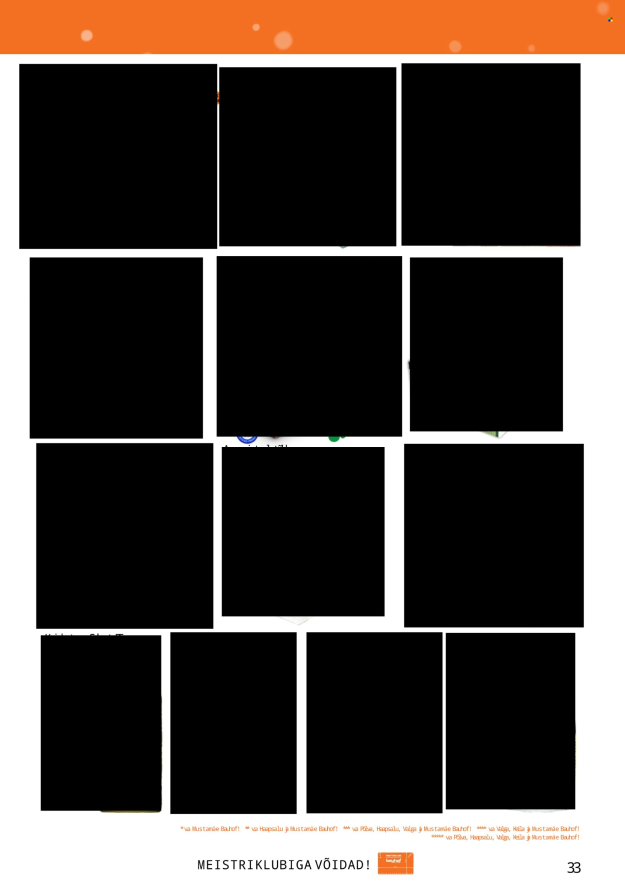 bauhof - Bauhof kliendileht - JÕULUD ALGAVAD BAUHOFIST! (4.11 - 31.12.2025) - page: 33