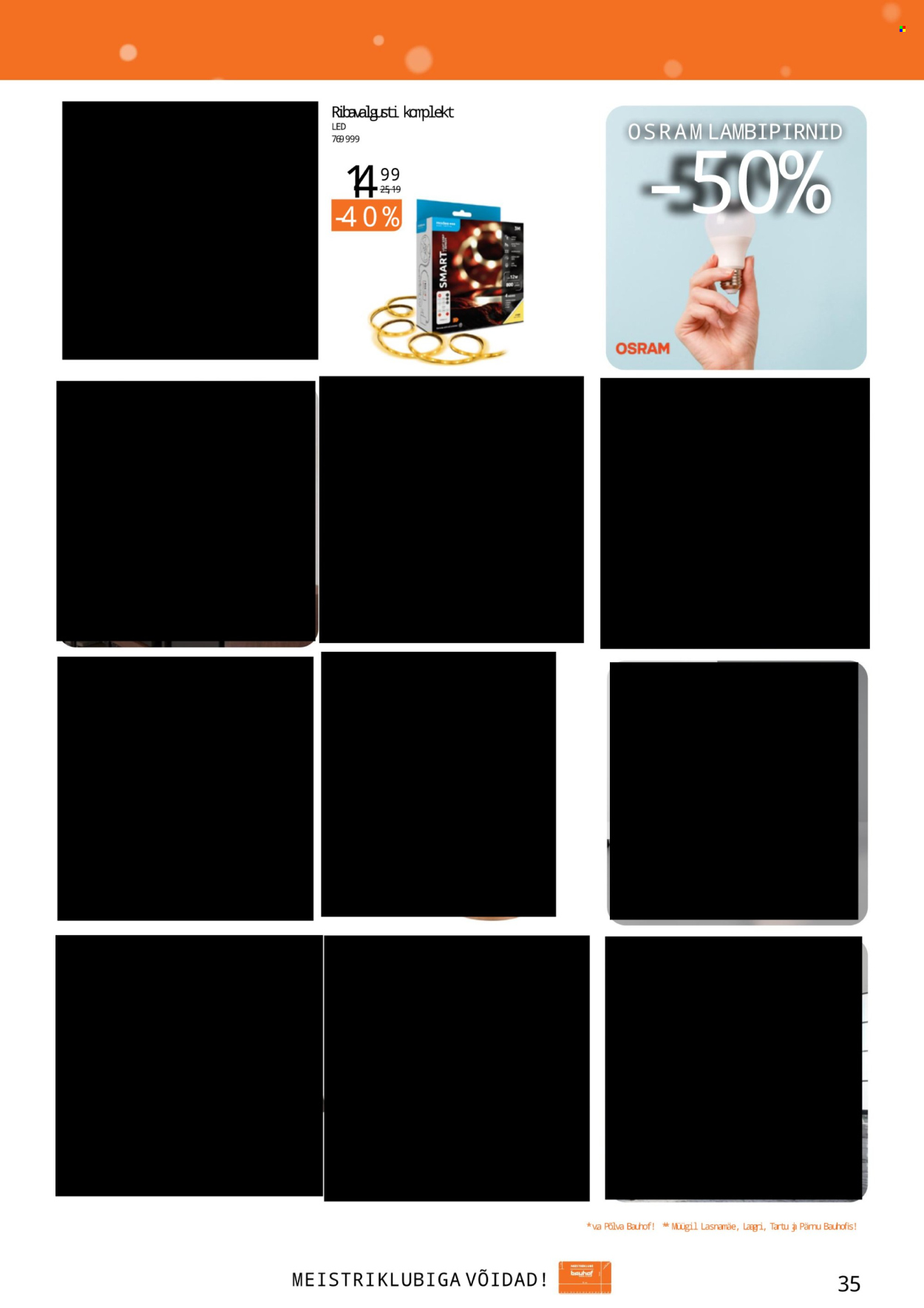 bauhof - Bauhof kliendileht - JÕULUD ALGAVAD BAUHOFIST! (4.11 - 31.12.2025) - page: 35