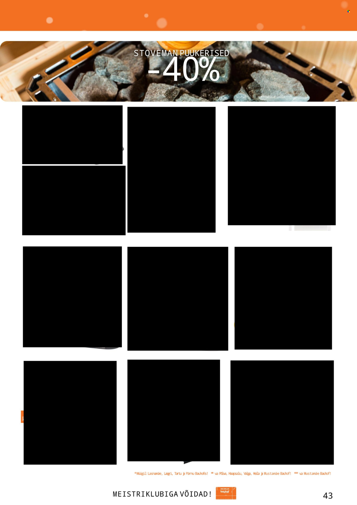 bauhof - Bauhof kliendileht - JÕULUD ALGAVAD BAUHOFIST! (4.11 - 31.12.2025) - page: 43