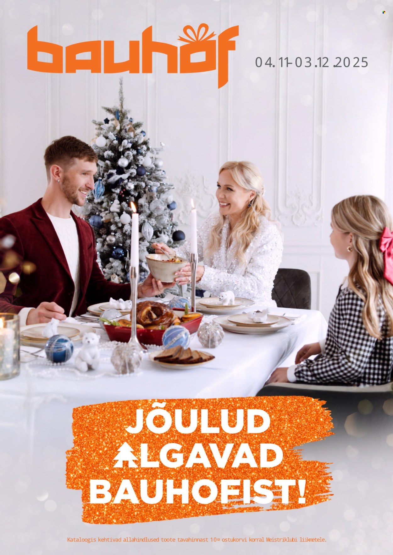 bauhof - Bauhof kliendileht - JÕULUD ALGAVAD BAUHOFIST! (4.11 - 31.12.2025) - page: 1