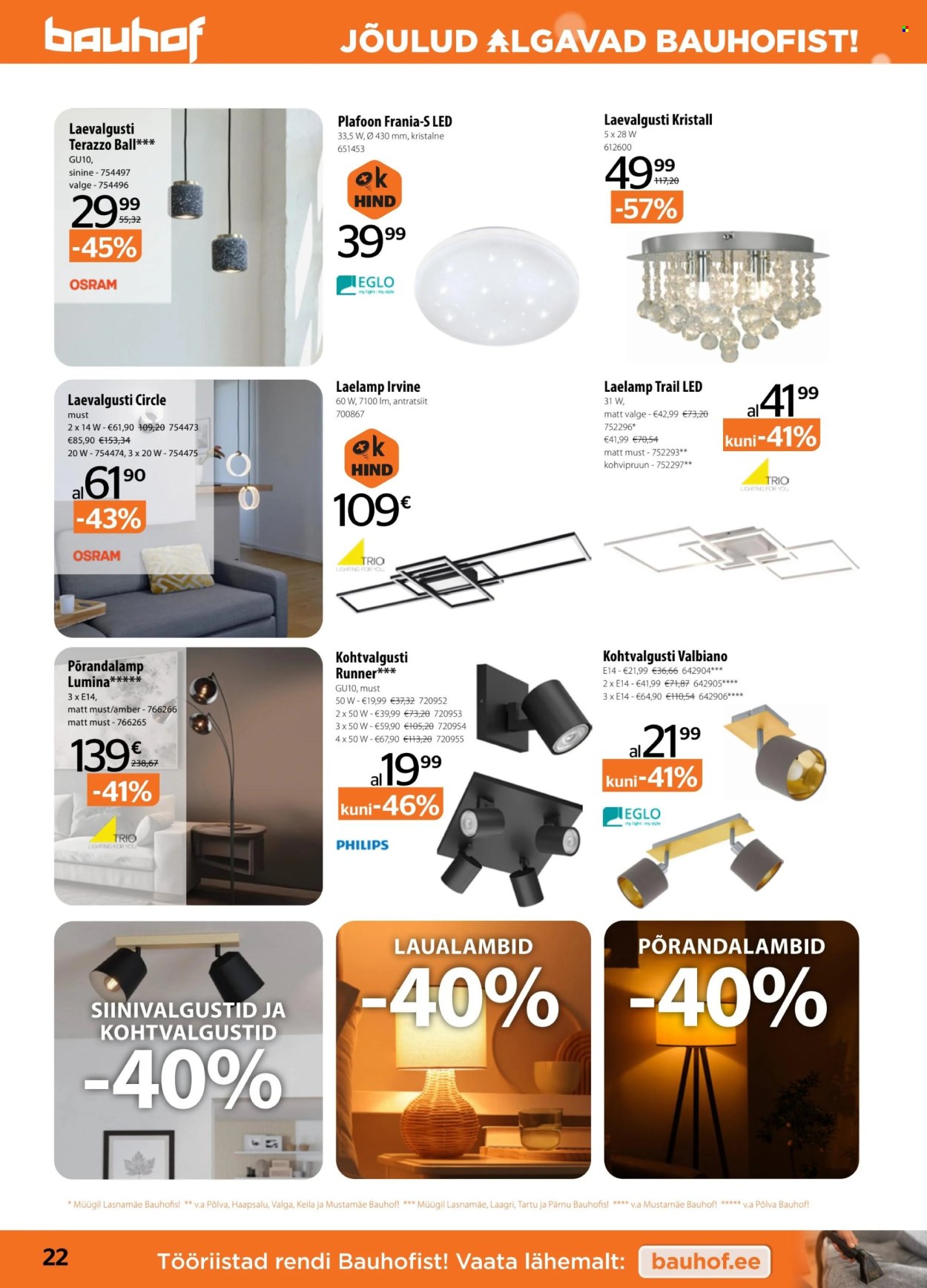 bauhof - Bauhof kliendileht (4.12.2025 - 5.01.2026) - page: 22