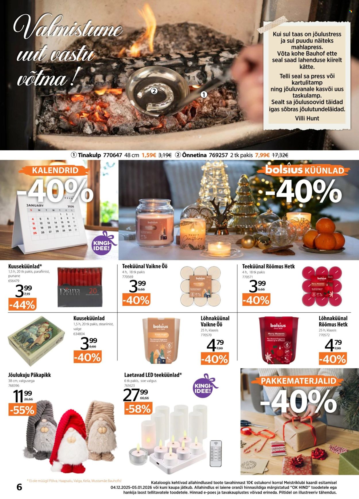 bauhof - Bauhof kliendileht (4.12.2025 - 5.01.2026) - page: 6