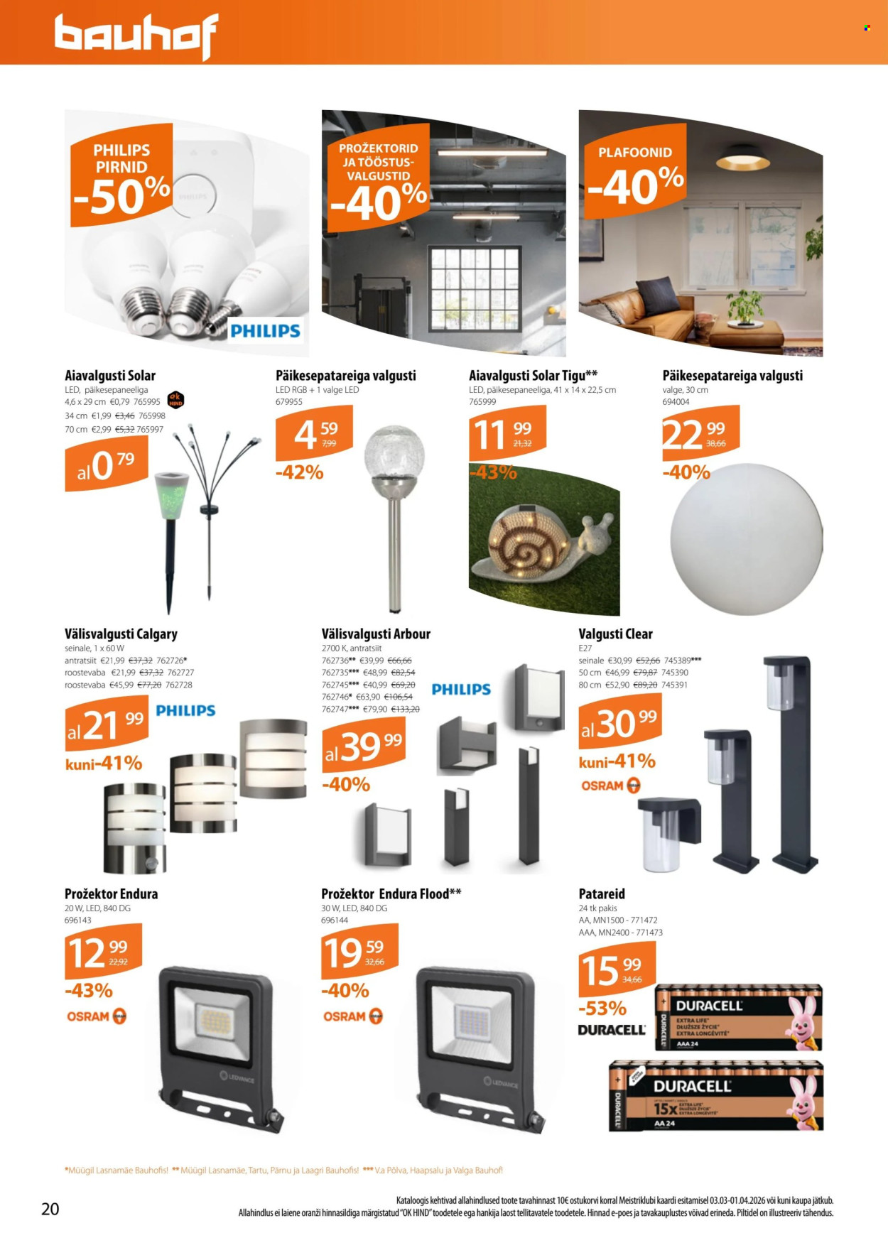 bauhof - Bauhof kliendileht (3.03 - 1.04.2026) - page: 20