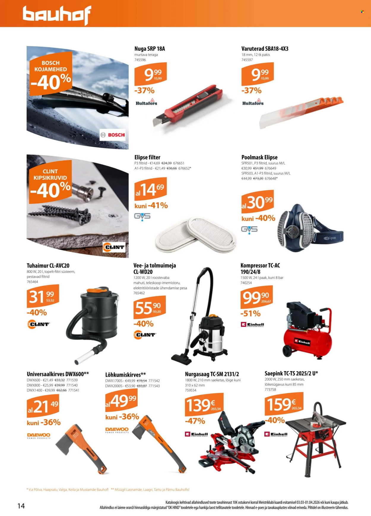 bauhof - Bauhof kliendileht (3.03 - 1.04.2026) - page: 14