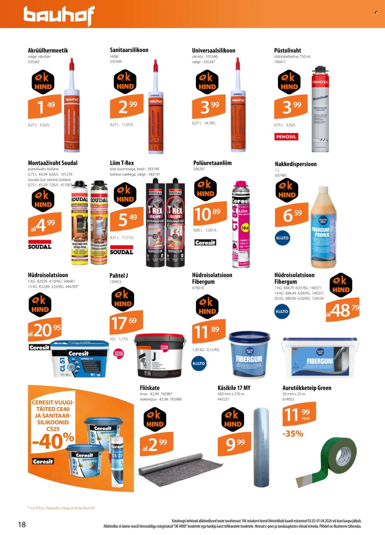 bauhof - Bauhof kliendileht (3.03 - 1.04.2026) - page: 18