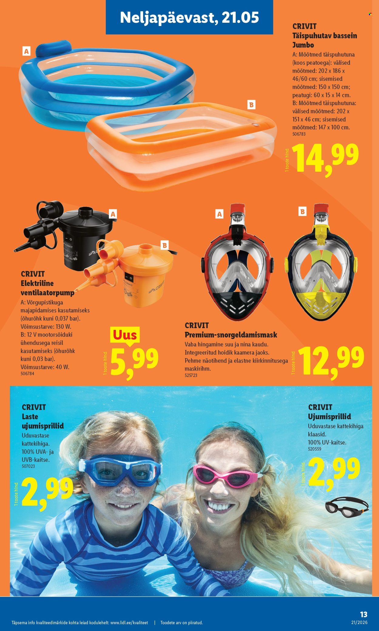 lidl - Lidl kliendileht - Tööstuskaupade pakkumised (18.05 - 24.05.2026) - page: 13