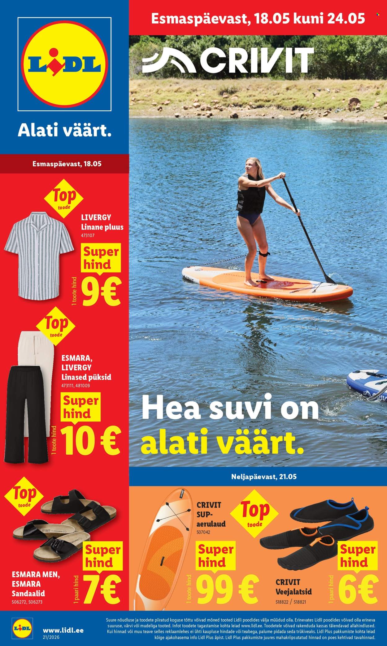 lidl - Lidl kliendileht - Tööstuskaupade pakkumised (18.05 - 24.05.2026)