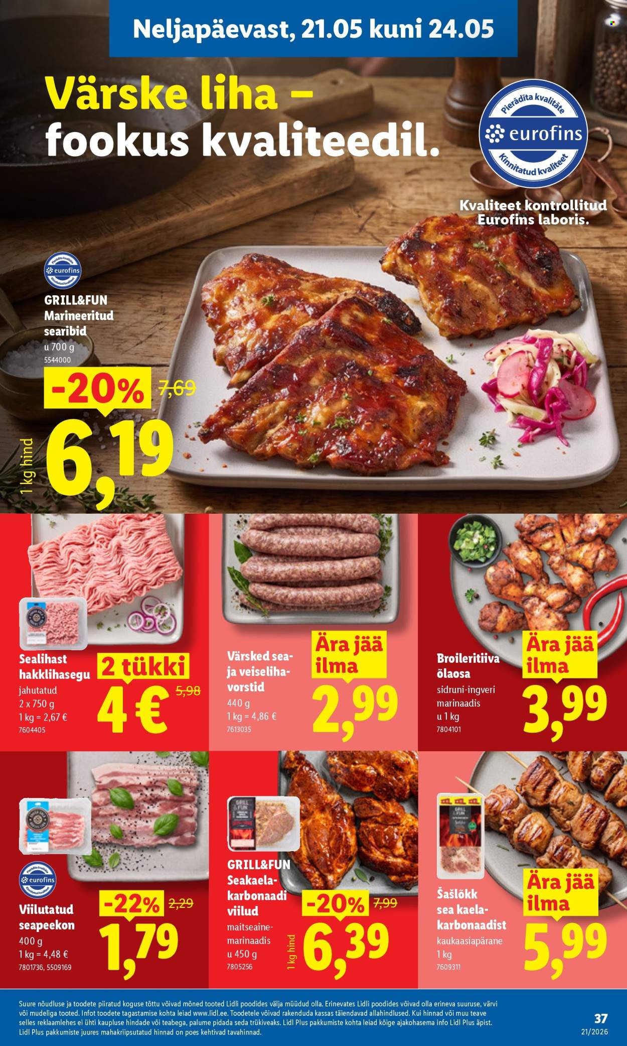 lidl - Lidl kliendileht - Kliendileht (18.05 - 24.05.2026) - page: 37