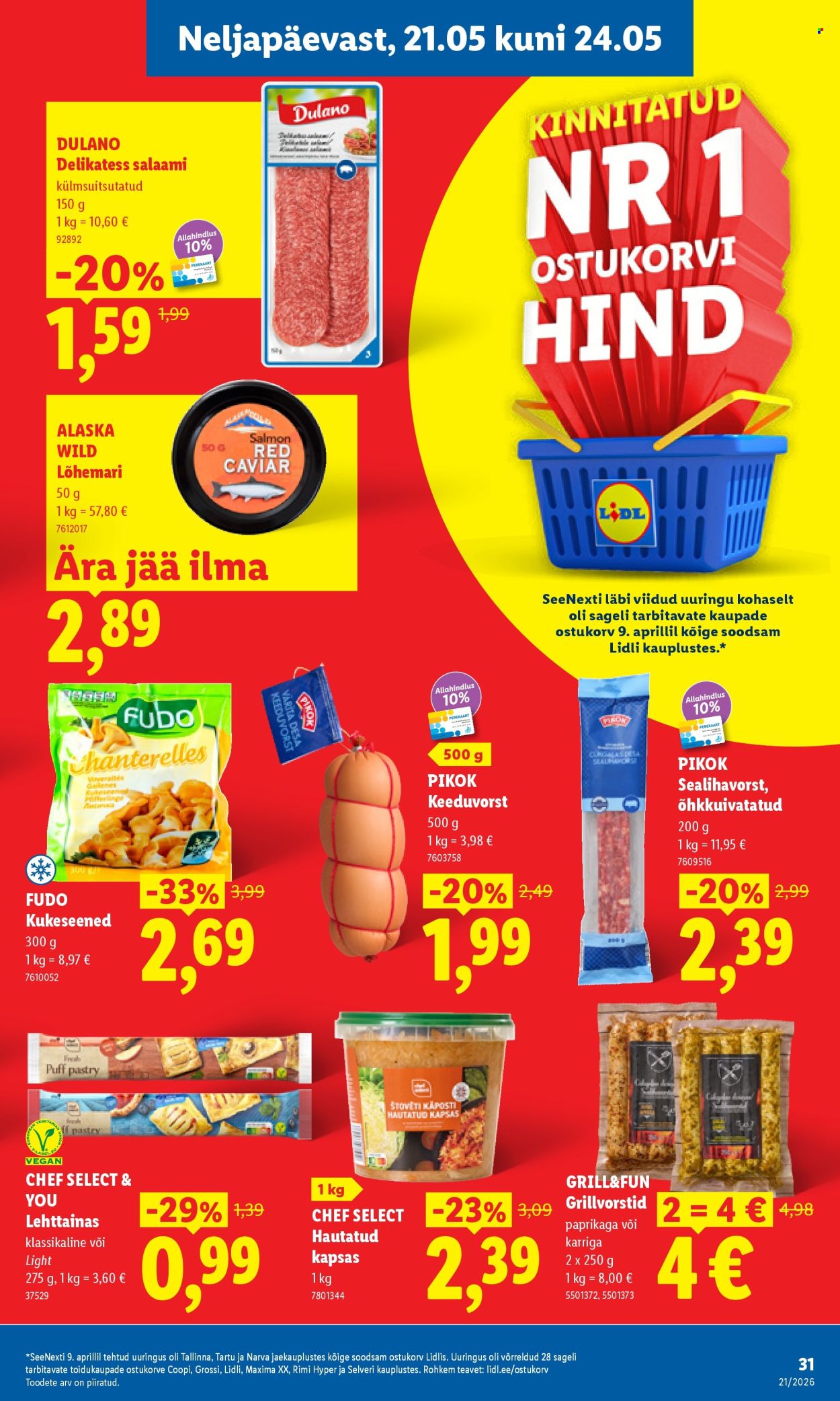 lidl - Lidl kliendileht - Kliendileht (18.05 - 24.05.2026) - page: 31
