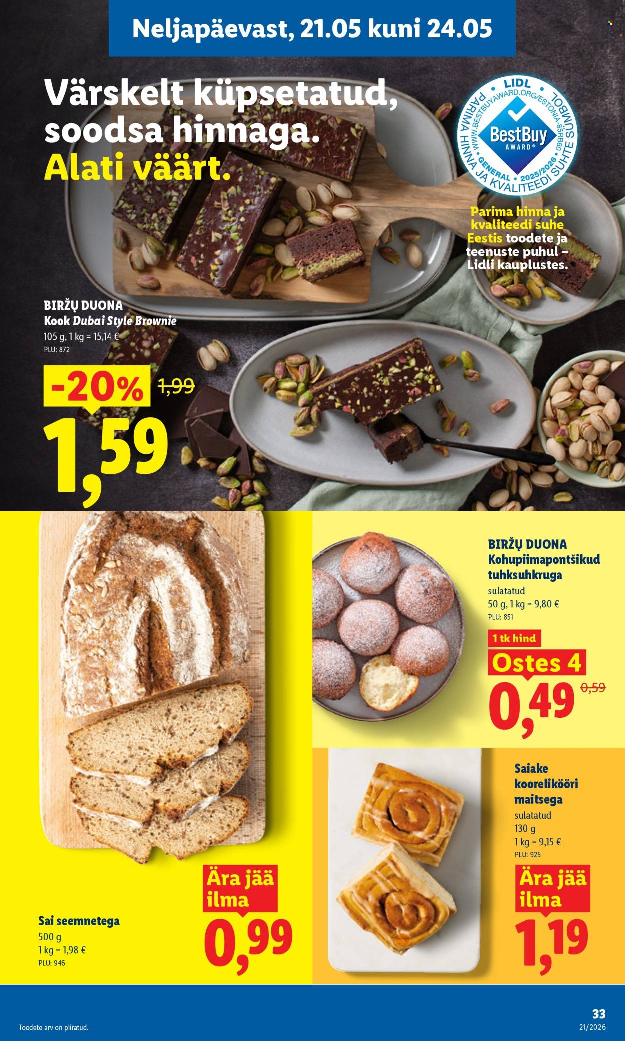 lidl - Lidl kliendileht - Kliendileht (18.05 - 24.05.2026) - page: 33