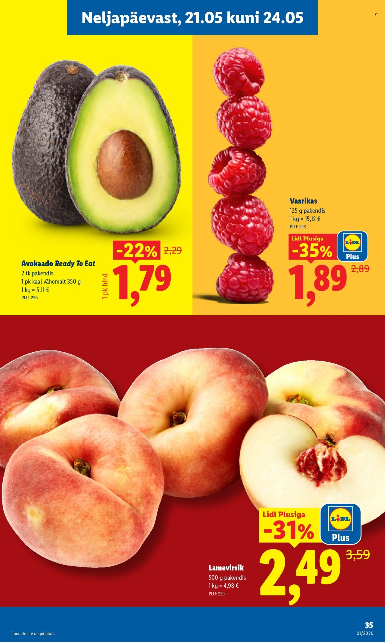 lidl - Lidl kliendileht - Kliendileht (18.05 - 24.05.2026) - page: 35