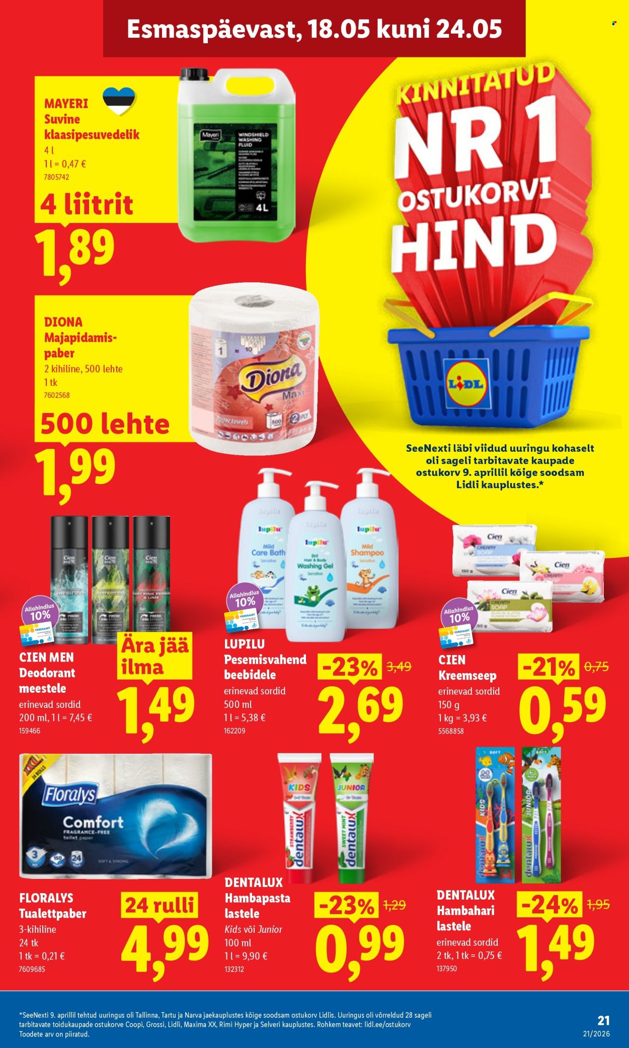 lidl - Lidl kliendileht - Kliendileht (18.05 - 24.05.2026) - page: 21