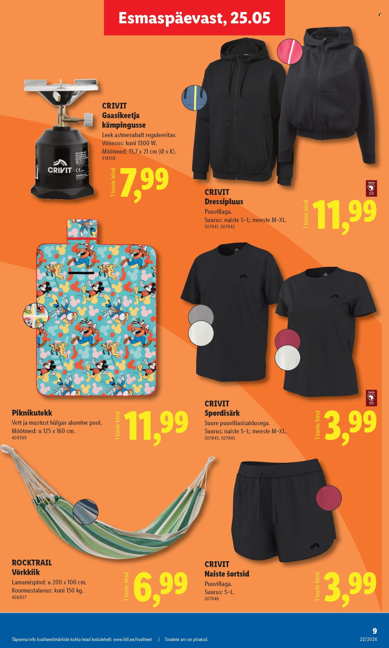 lidl - Lidl kliendileht - Tööstuskaupade pakkumised (25.05 - 31.05.2026) - page: 9