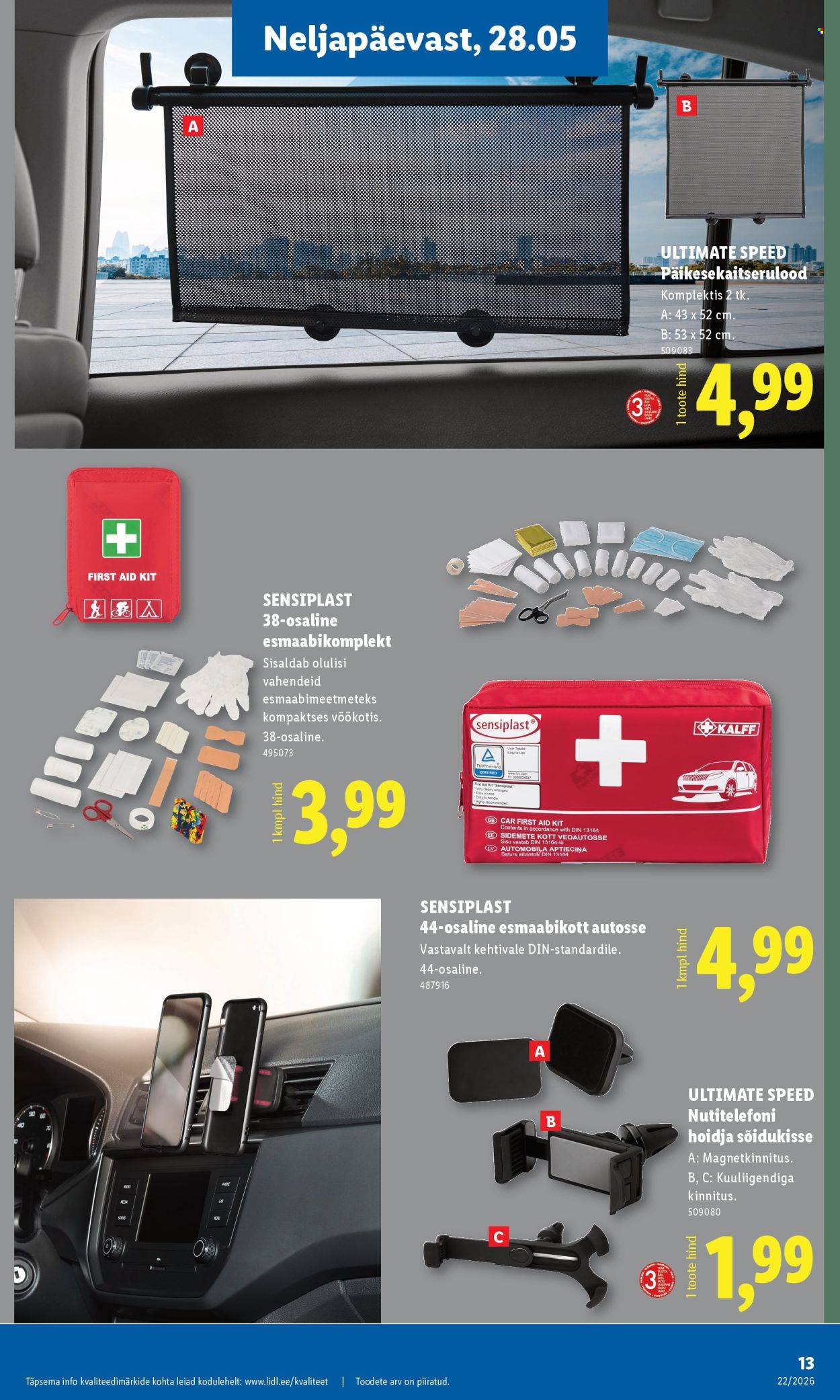 lidl - Lidl kliendileht - Tööstuskaupade pakkumised (25.05 - 31.05.2026) - page: 13